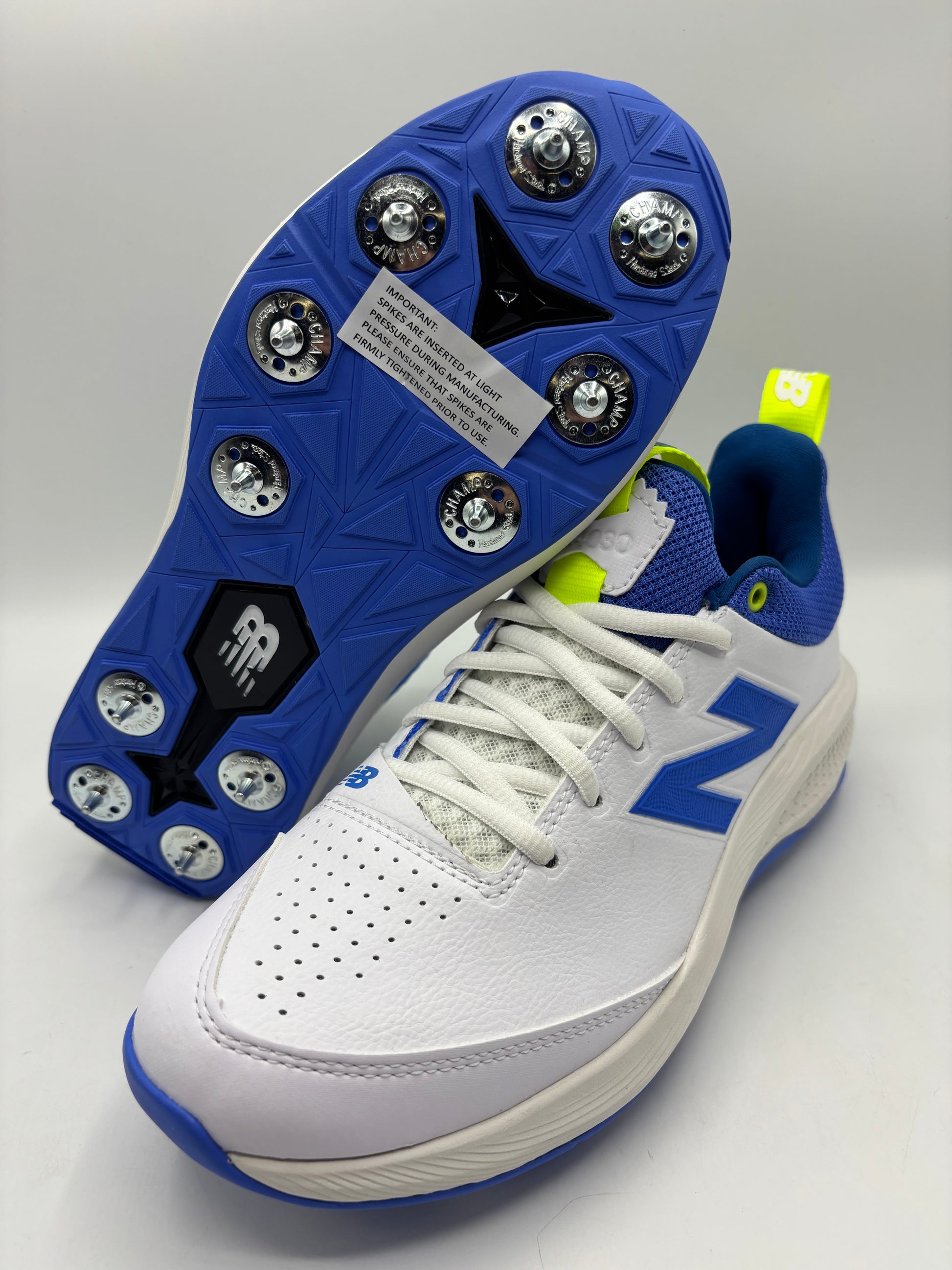 New Balance CK4030 W5 Cricket Shoes 2024 8 Off-White
