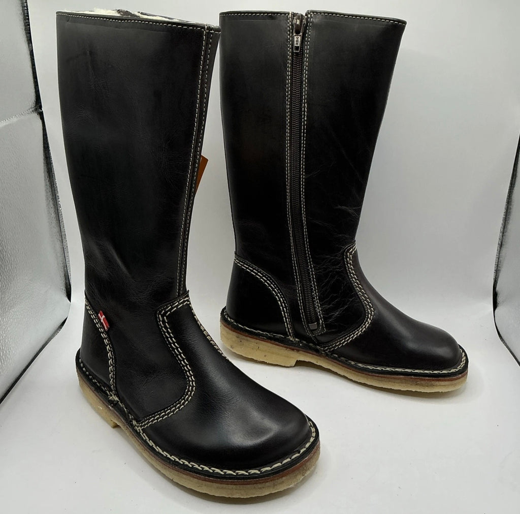 Duckfeet Vejle Slate colour Leather Boots