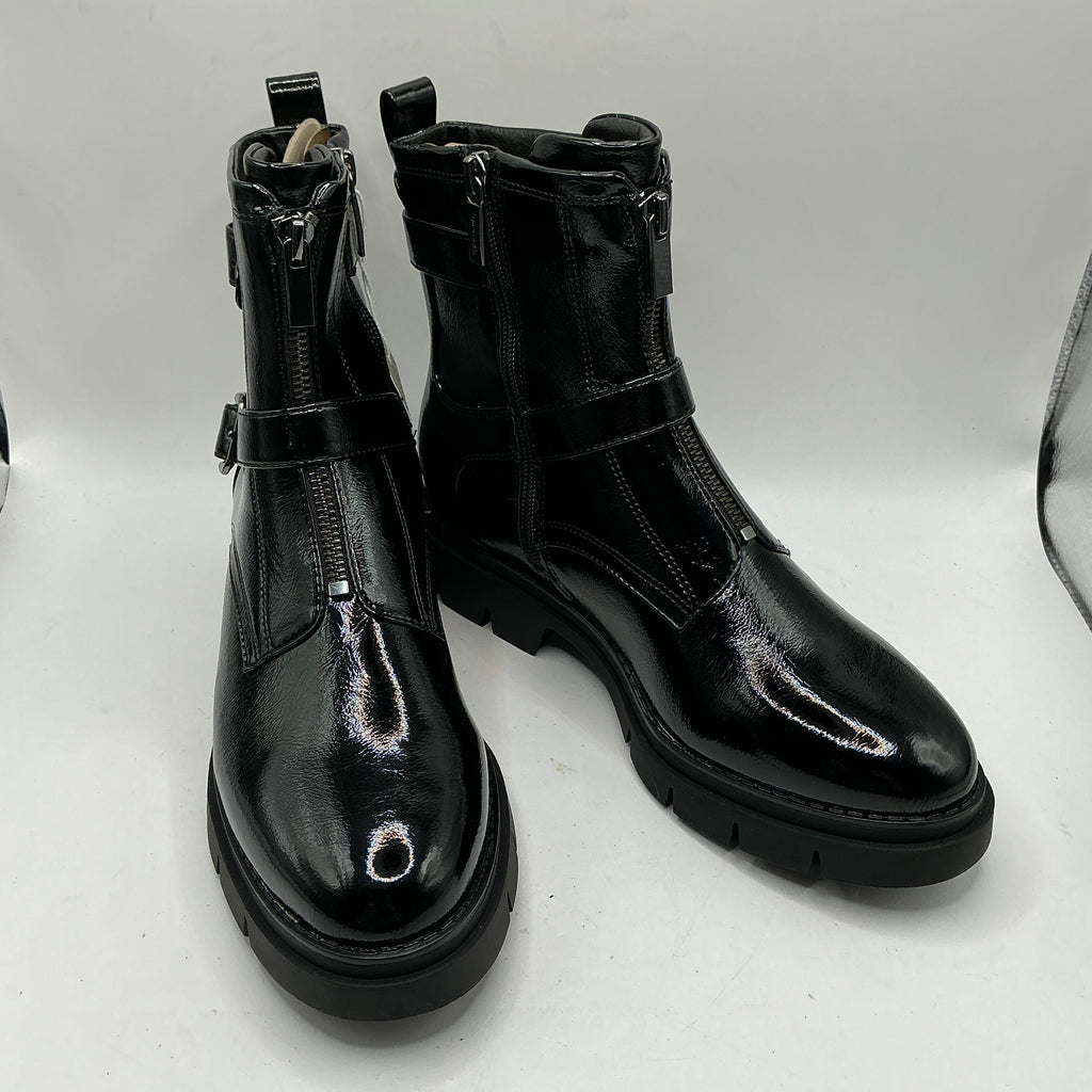 TAMARIS vegan patent ankle boots