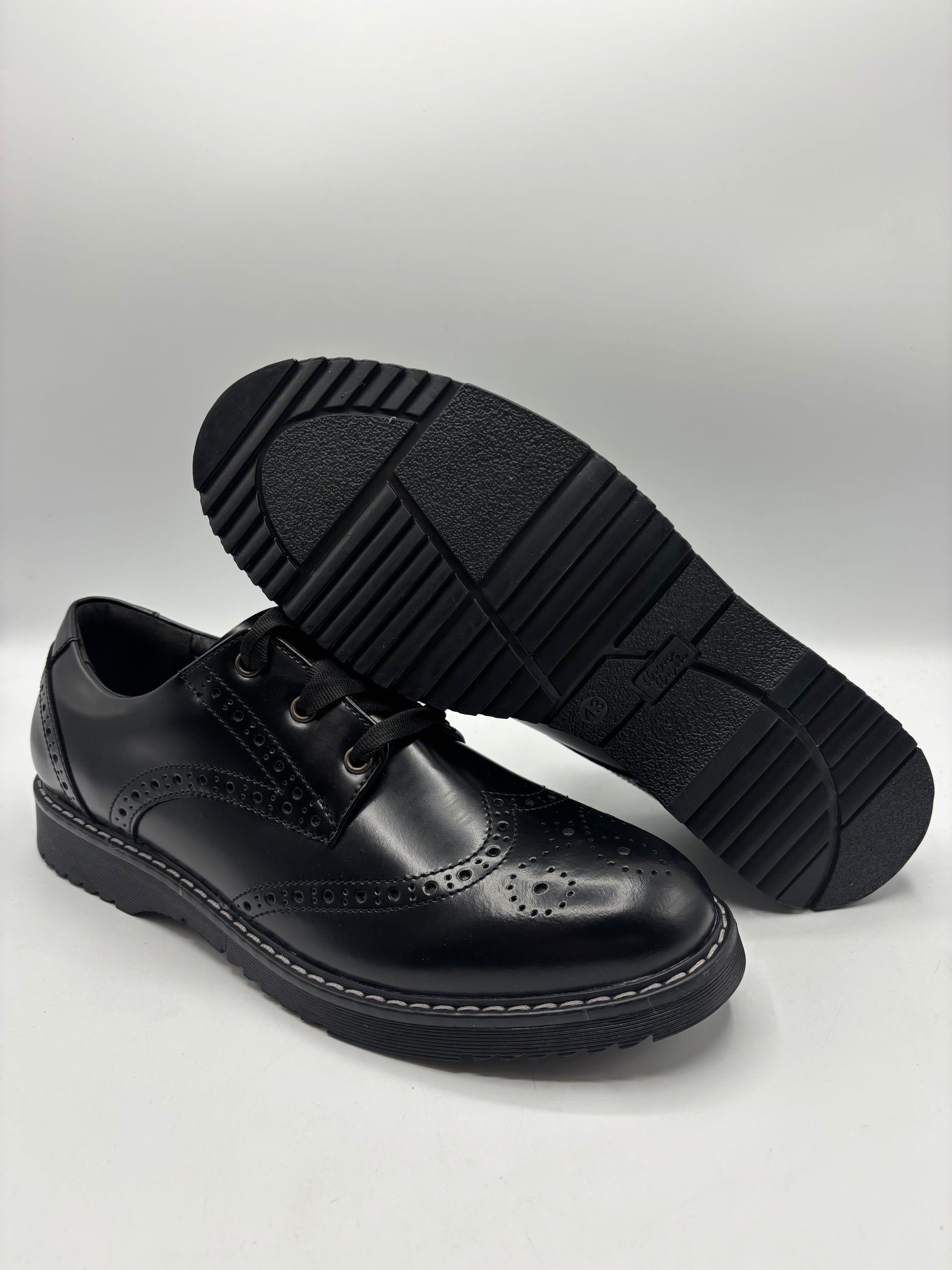 Start-rite angry angel, girls leather brogue shoes