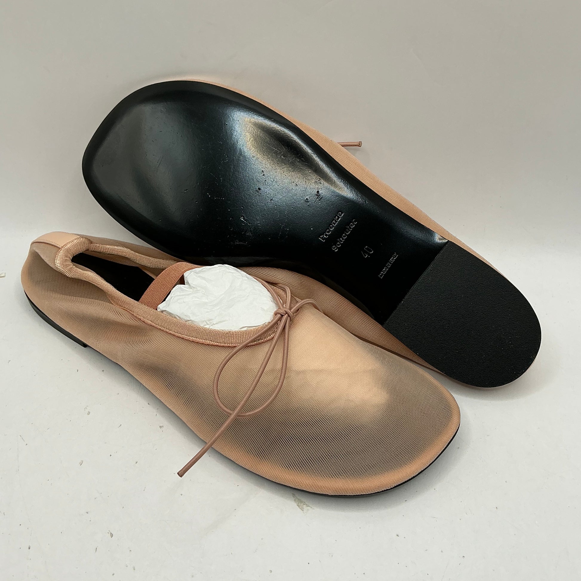 PROENZA SCHOULER
GLOVE MARY JANE FLATS - ANKLE STRAP BALLET PUMPS - NUDE