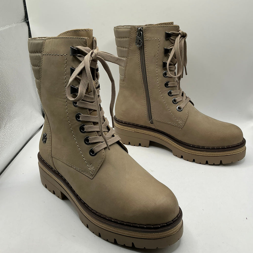 MARCO TOZZI Leather winter ankle boots