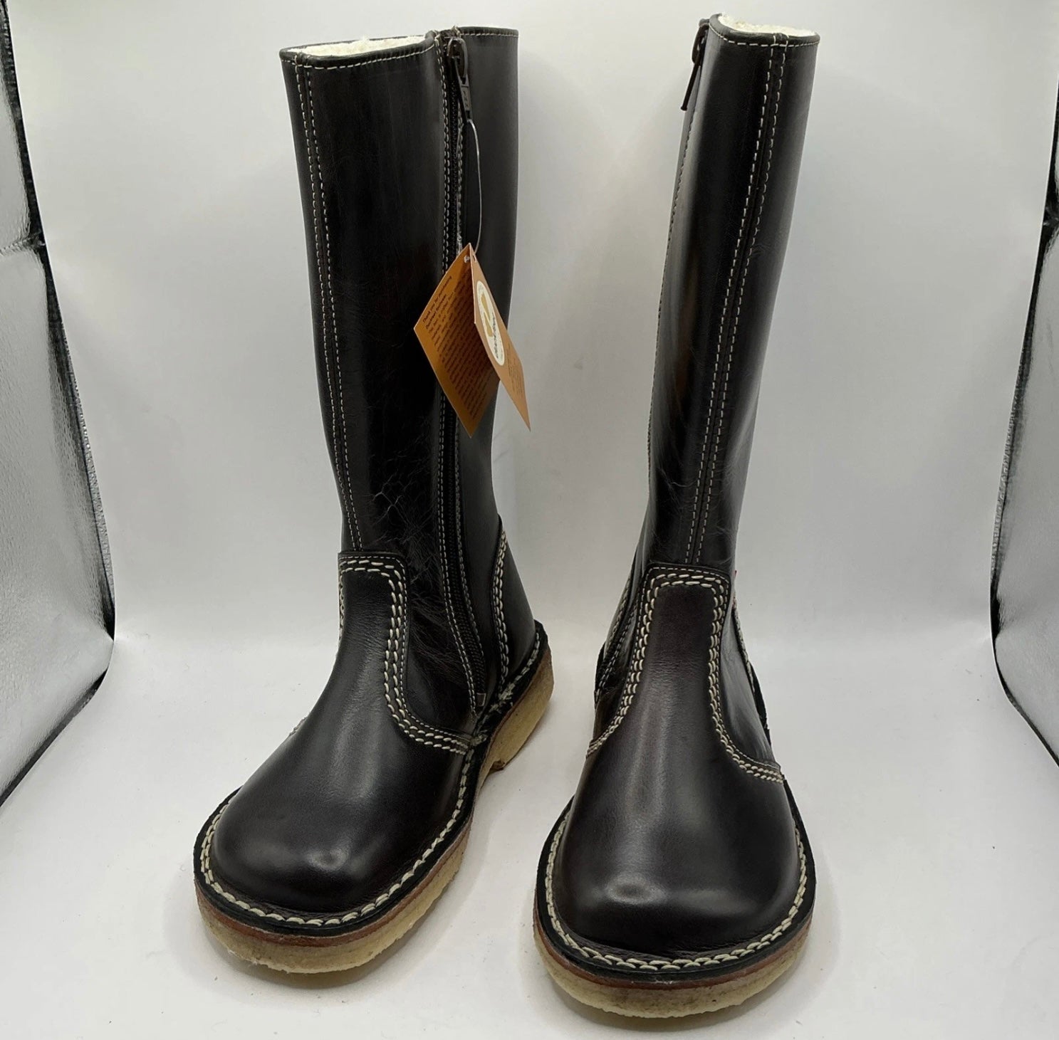 Duckfeet Vejle Slate colour Leather Boots