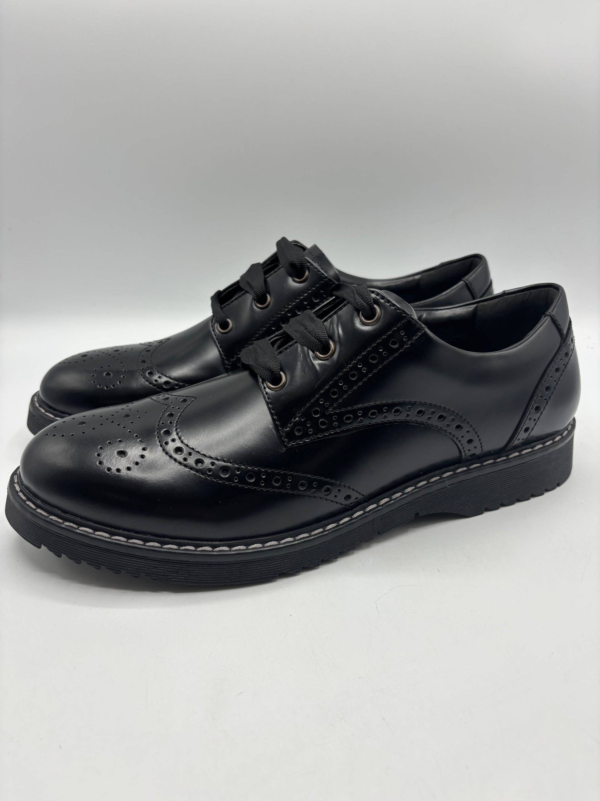 Start-rite angry angel, girls leather brogue shoes