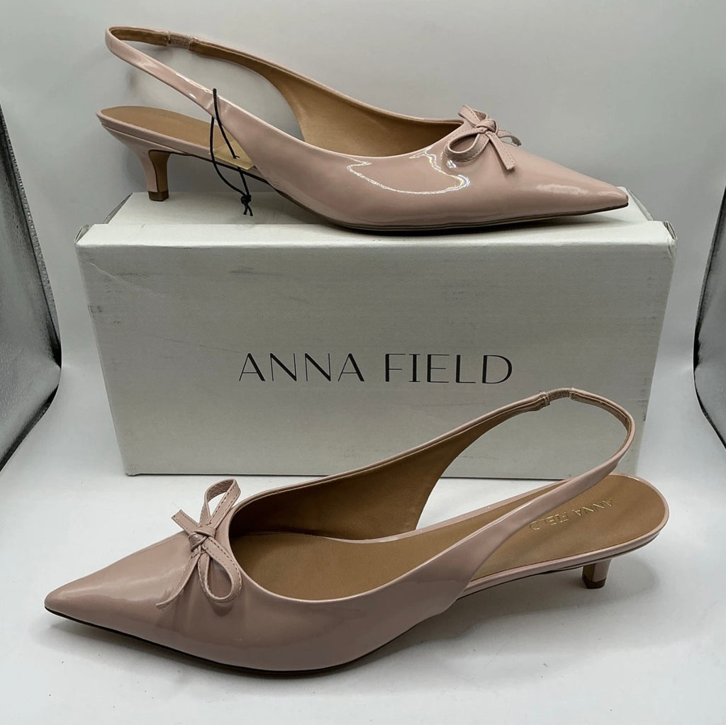 Anna Field Classic Heels, Kitten Heel, Sling Back