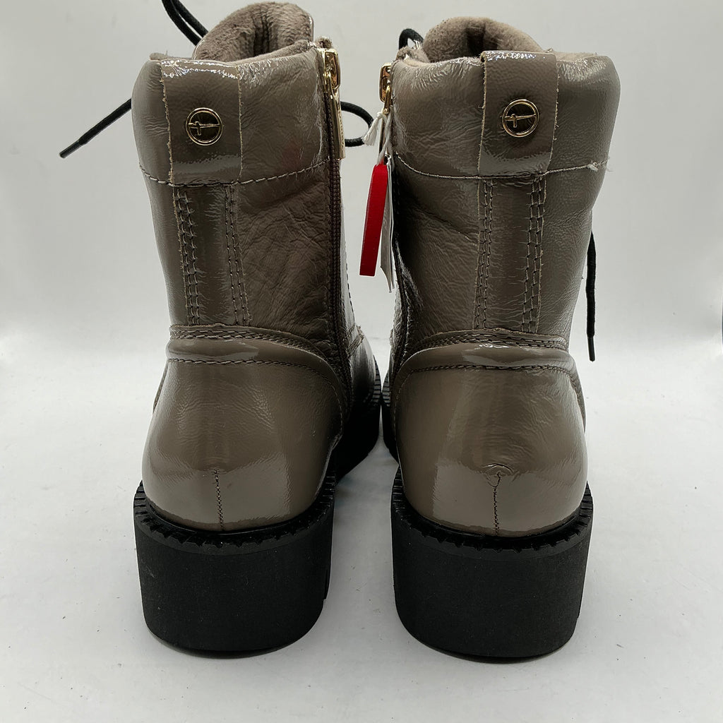 Tamaris Comfort Patent Leather Ankle Boots