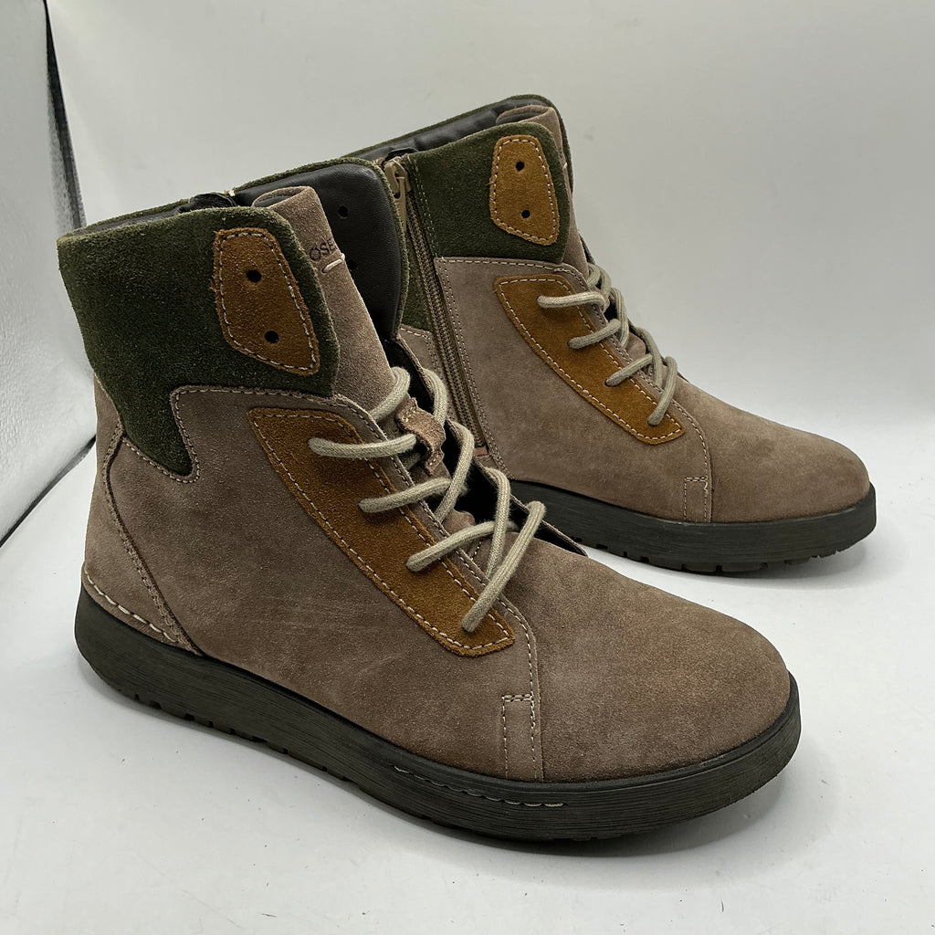 JOSEF SEIBEL suede ankle boots with zip