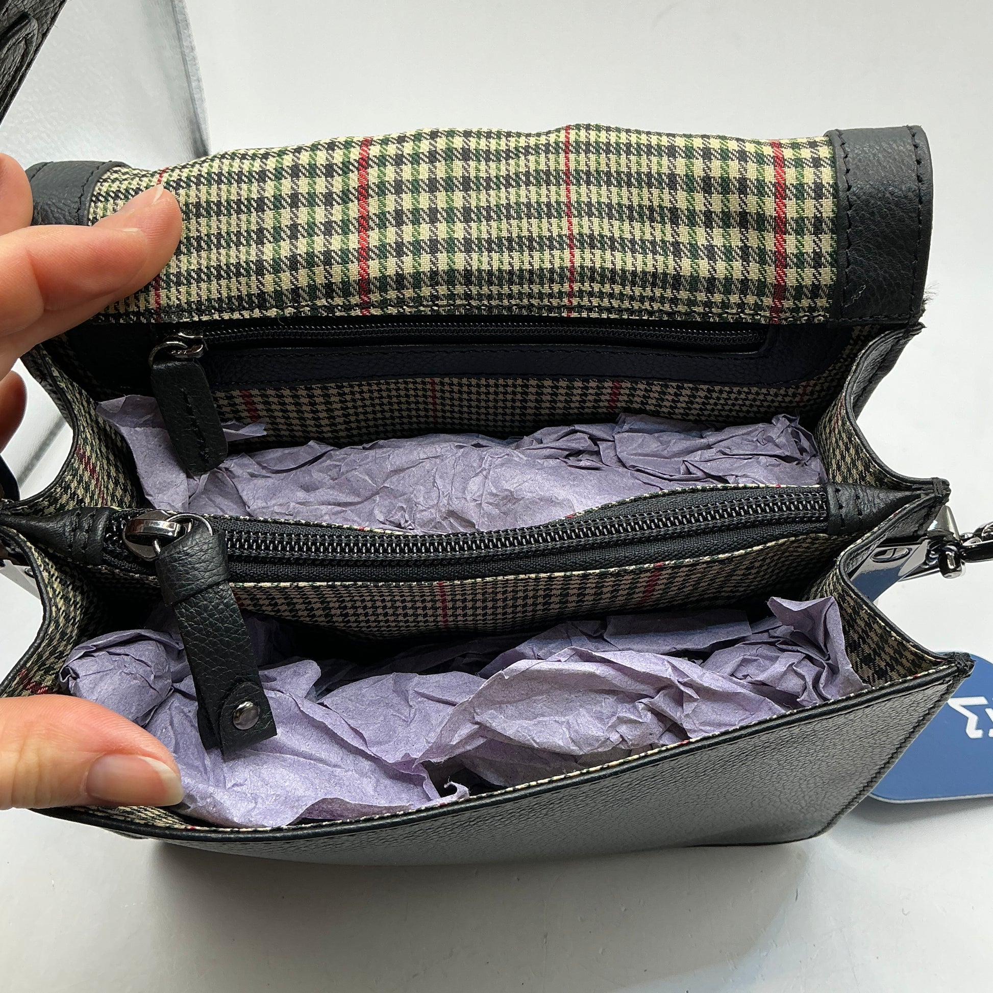 MALA LEATHER steed flap shoulder/crossbody handbag