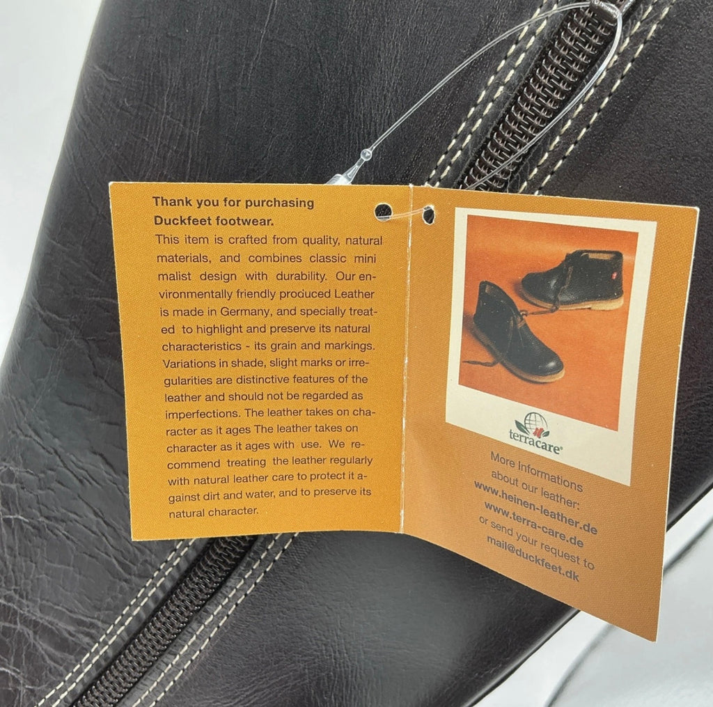 Duckfeet Vejle Slate colour Leather Boots