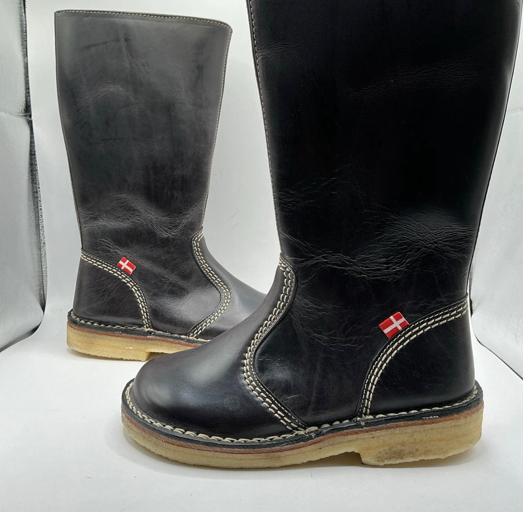 Duckfeet Vejle Slate colour Leather Boots