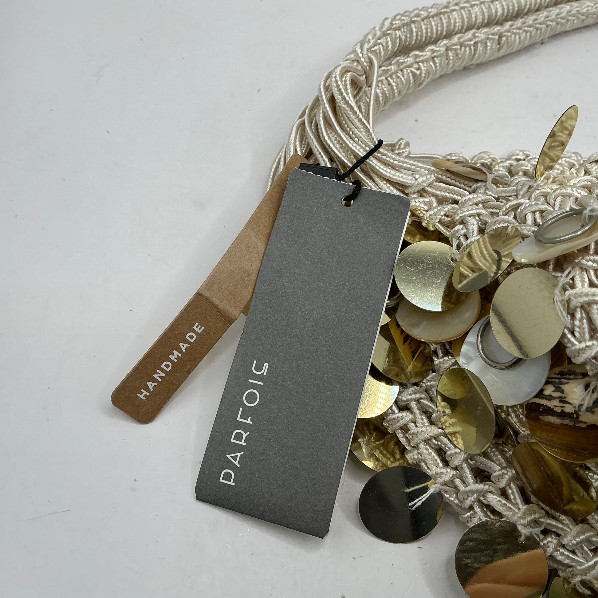 Parfois crochet sequin shoulder bag