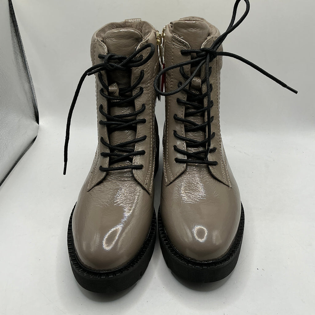 Tamaris Comfort Patent Leather Ankle Boots