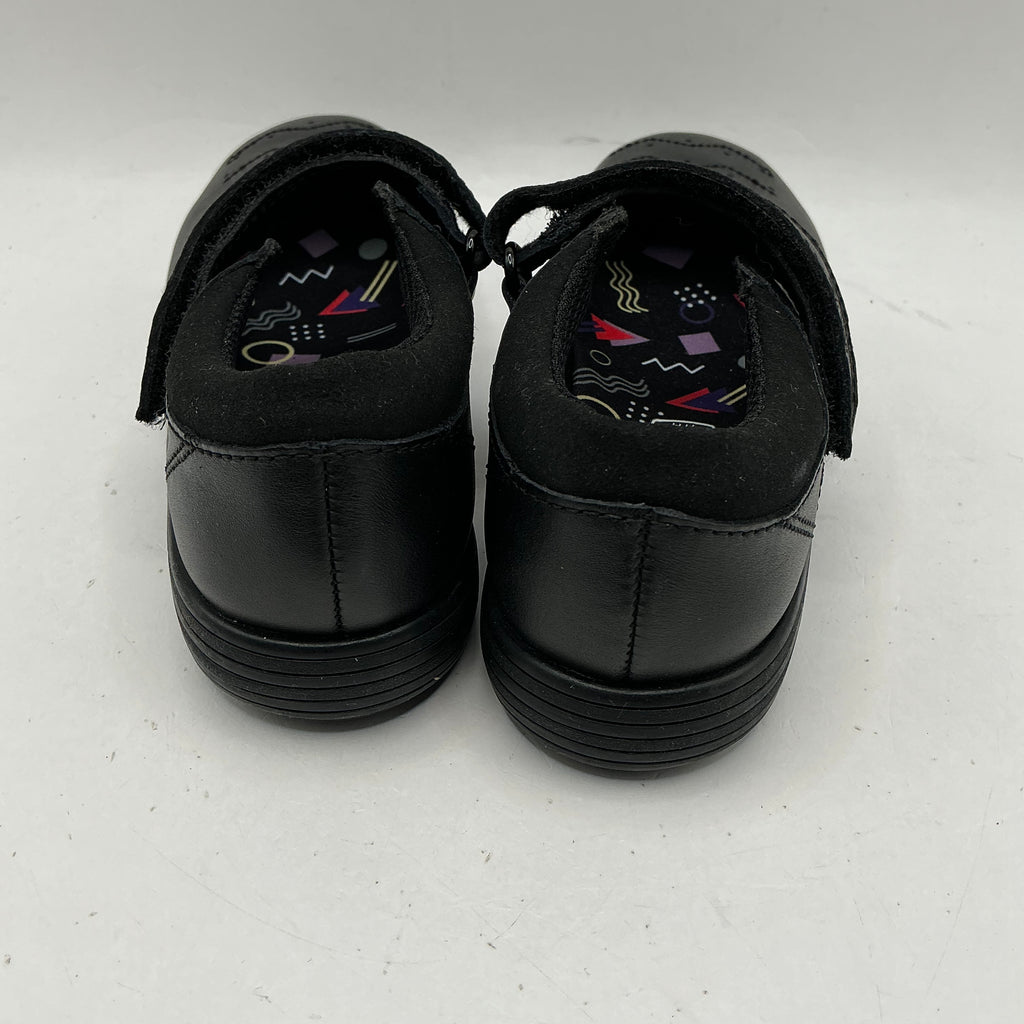 CLARKS Jazzy Jig leather school shoes