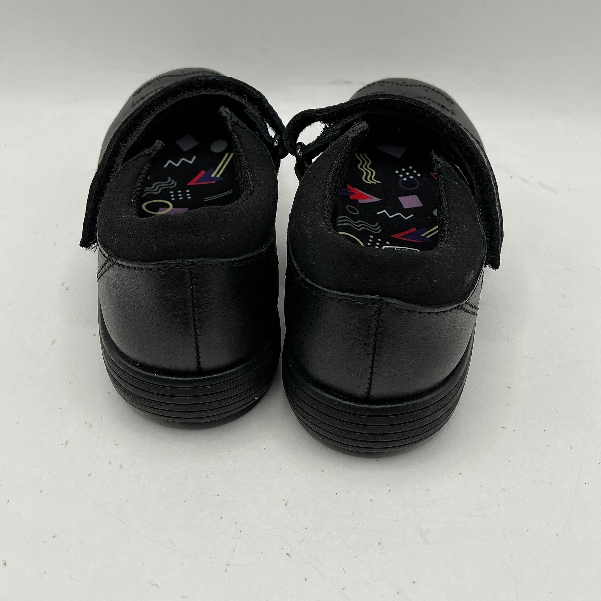 CLARKS Jazzy Jig leather school shoes