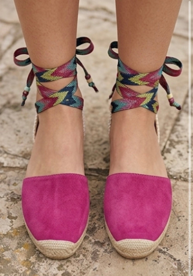 Westland by Josef seibel avery 02 pink espadrille sandals, sizes 4,5,6,6.5,7