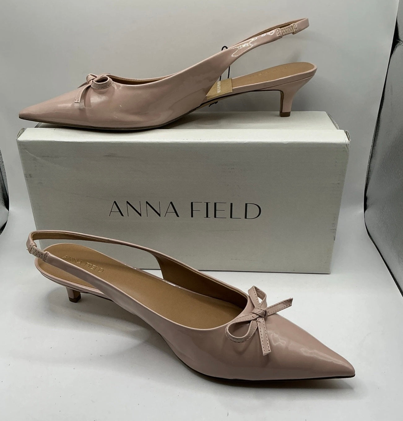 Anna Field Classic Heels, Kitten Heel, Sling Back