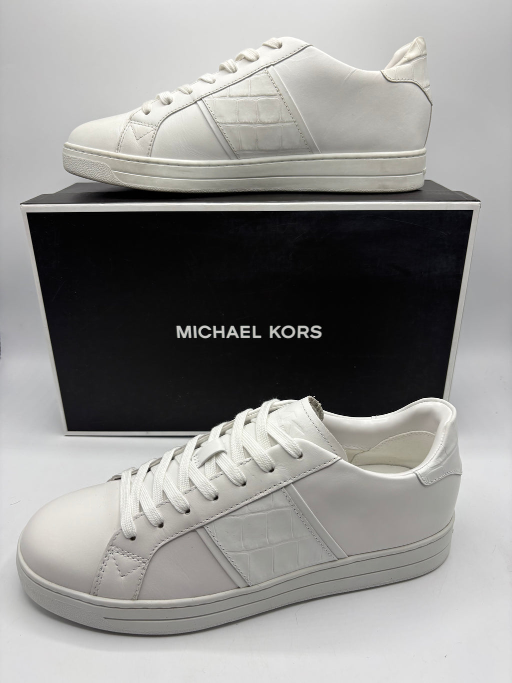 Michael kors white leather trainers