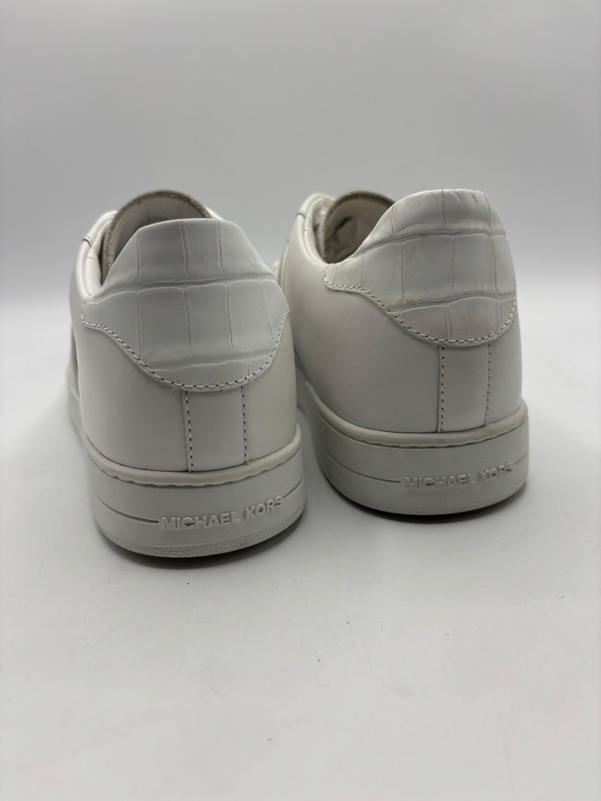 Michael kors white leather trainers