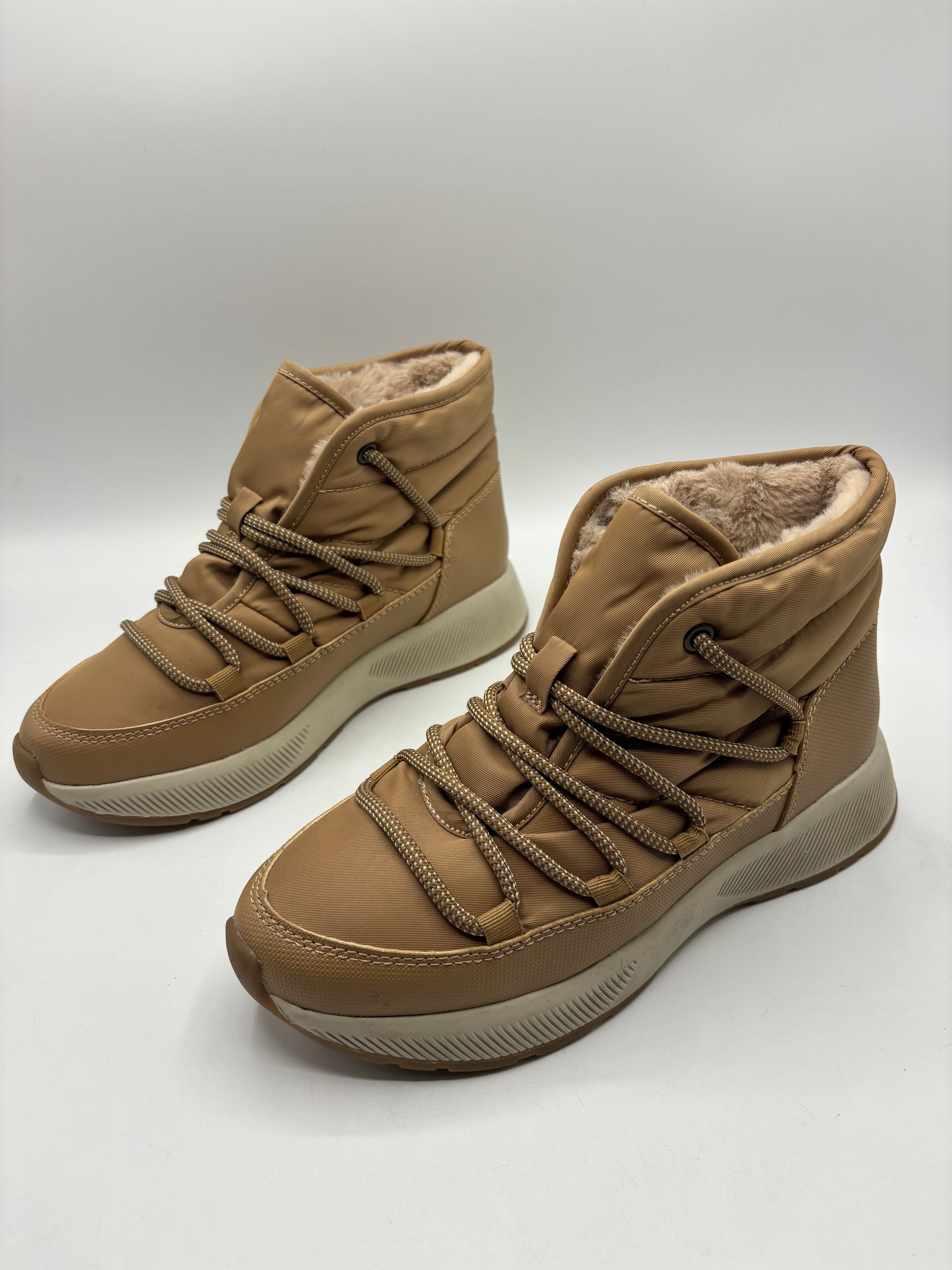 M&S fur lined snow/ankle boots (4)