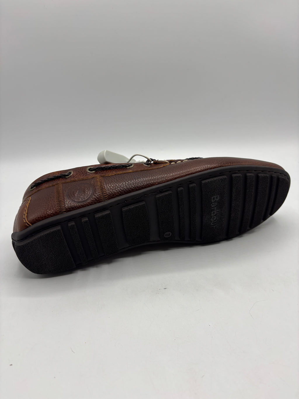 Barbour Chestnut Grain Leather Mens Driving Shoe Moccasin