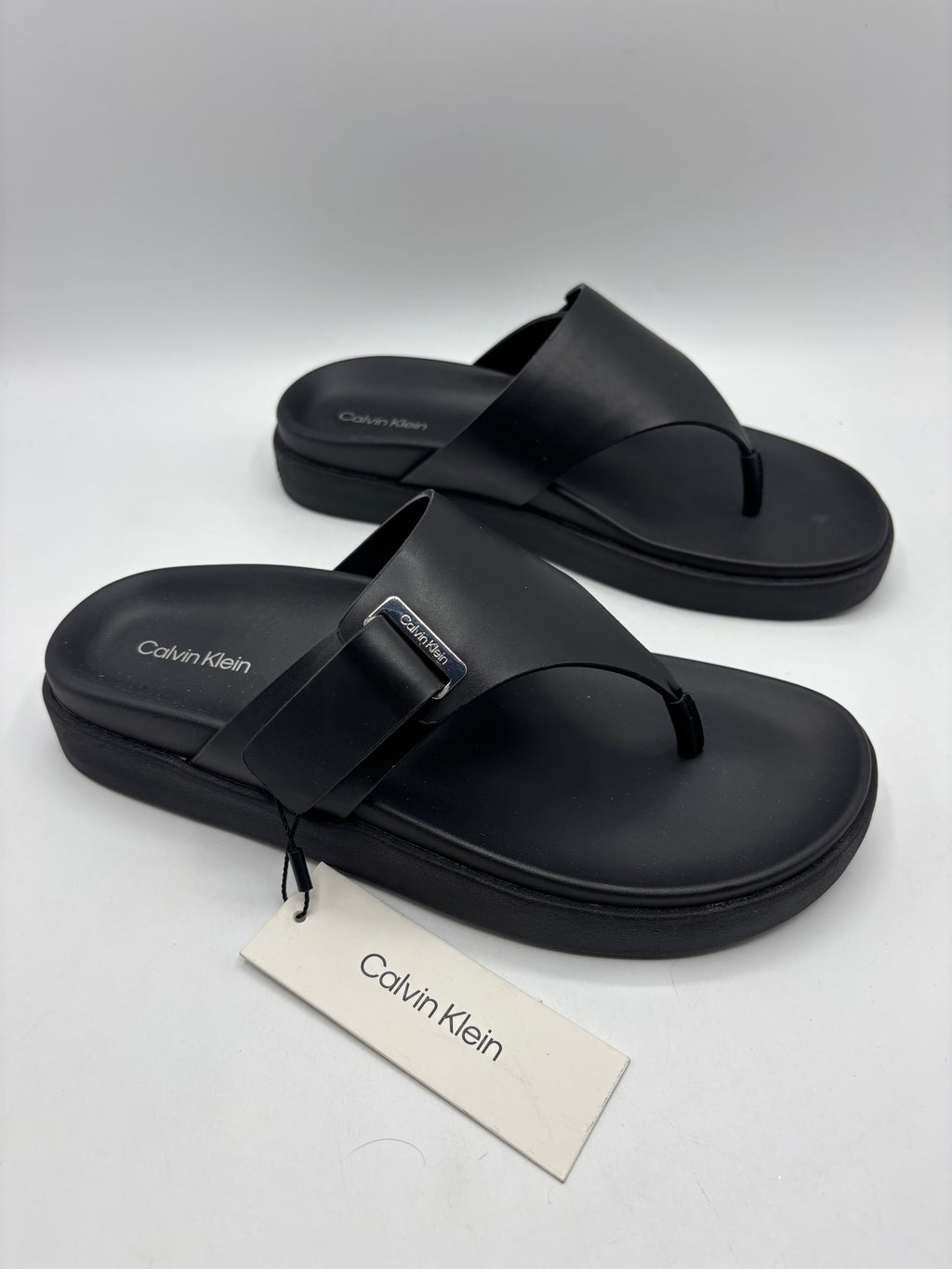 Calvin klein leather sandals