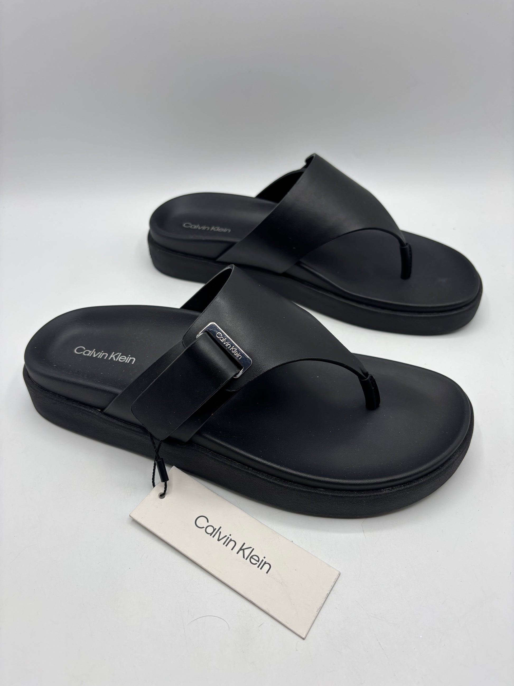Calvin klein leather sandals