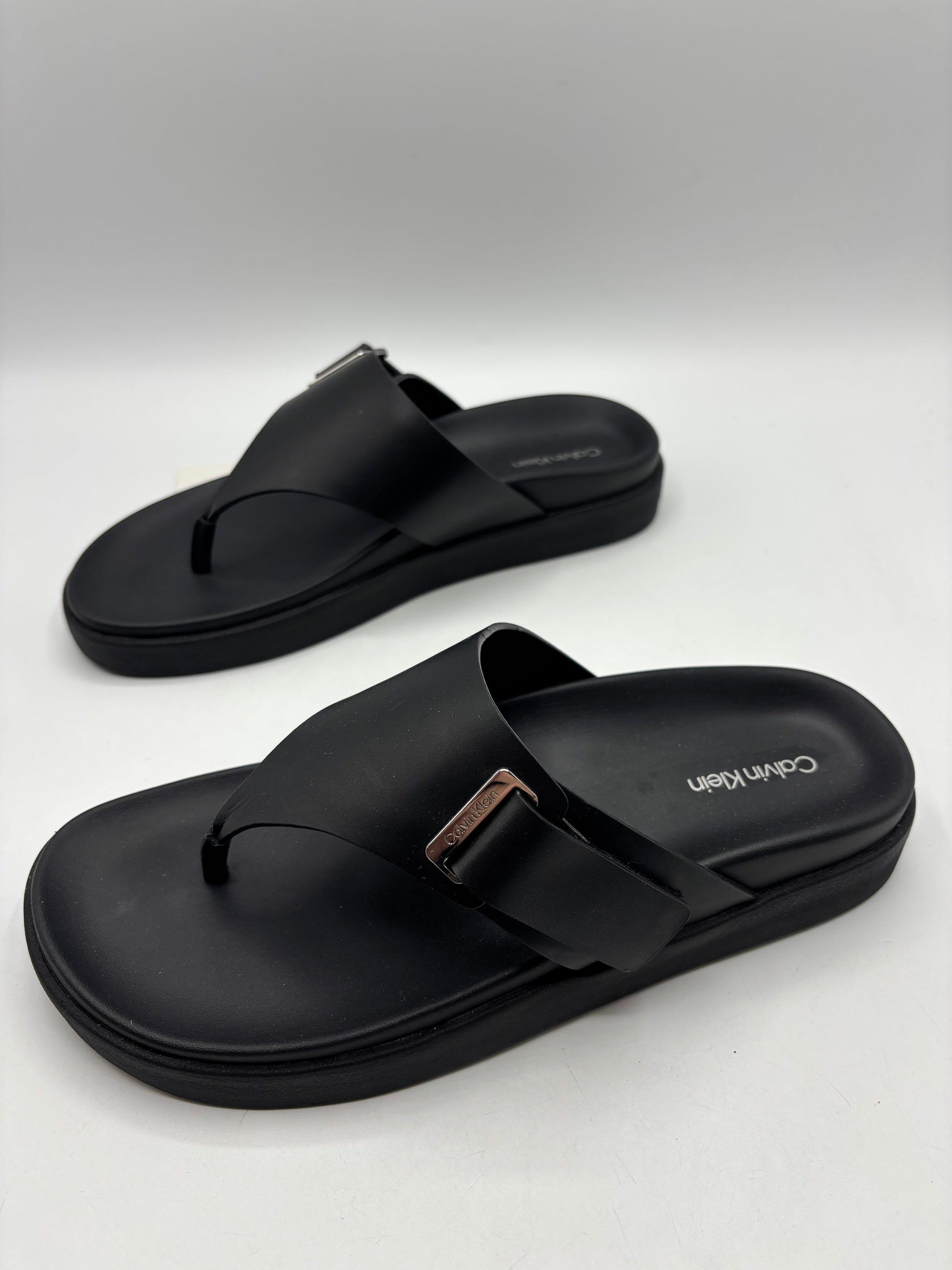 Calvin klein leather sandals