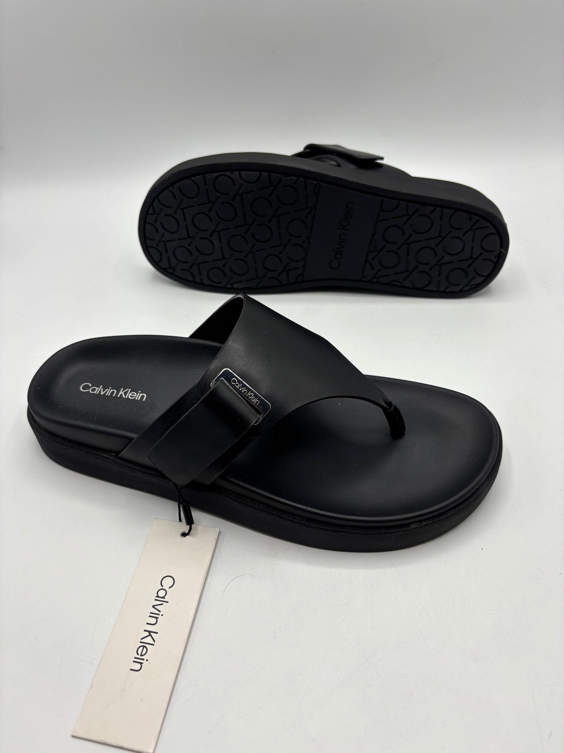 Calvin klein leather sandals
