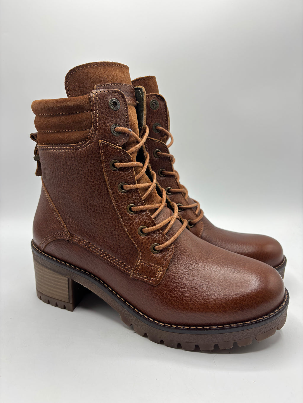 Barbour “stark” leather ankle boots