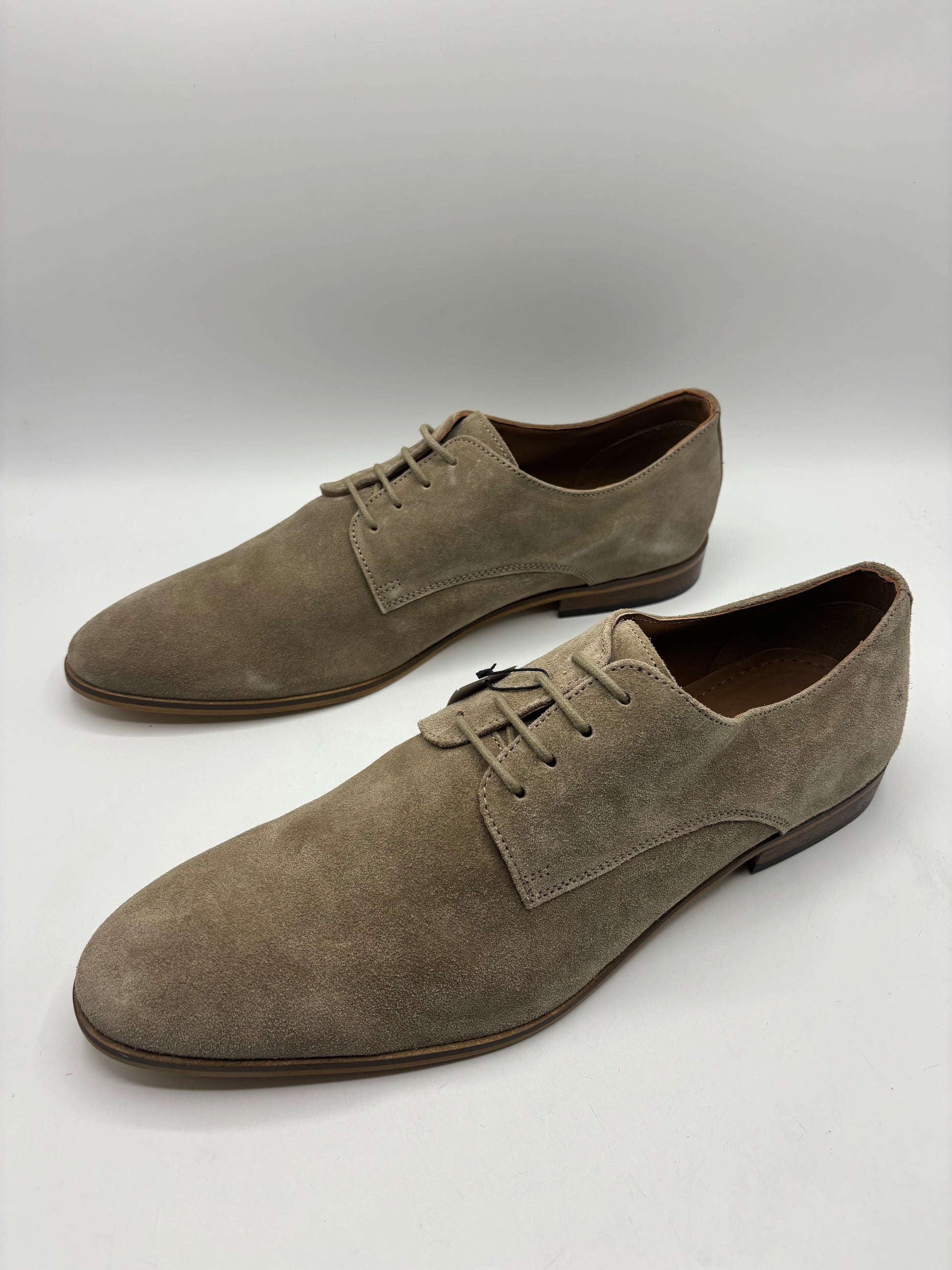 Men’s leather/suede derby shoe, size 13