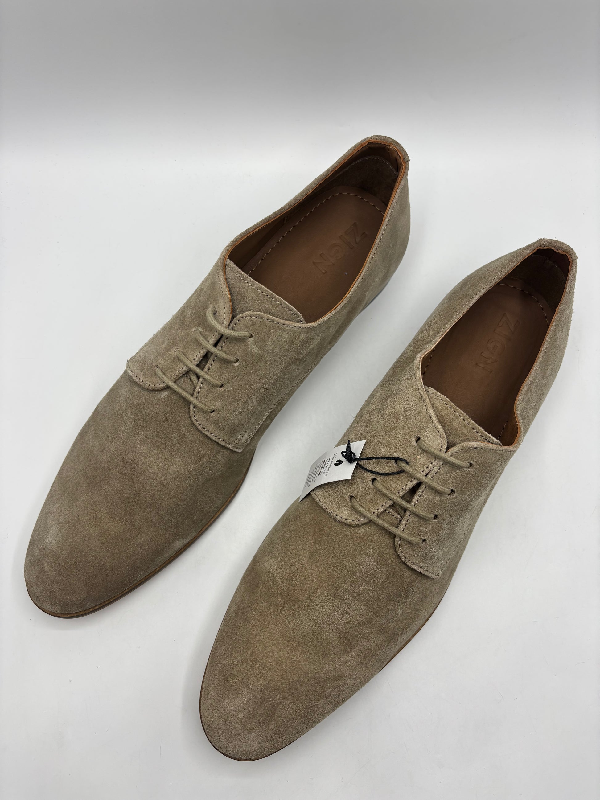 Men’s leather/suede derby shoe, size 13