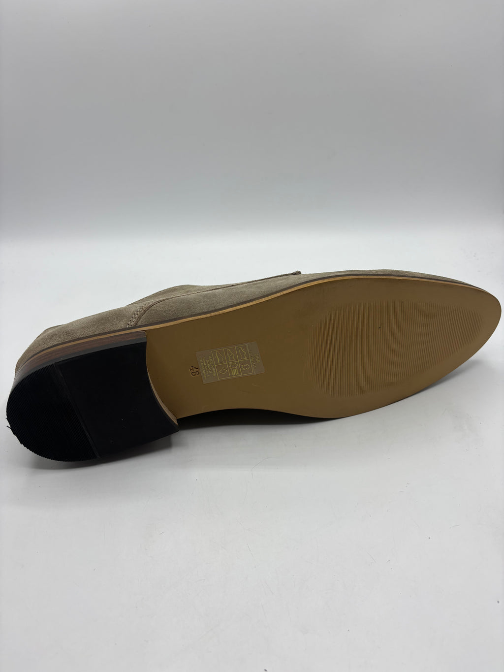 Men’s leather/suede derby shoe, size 13