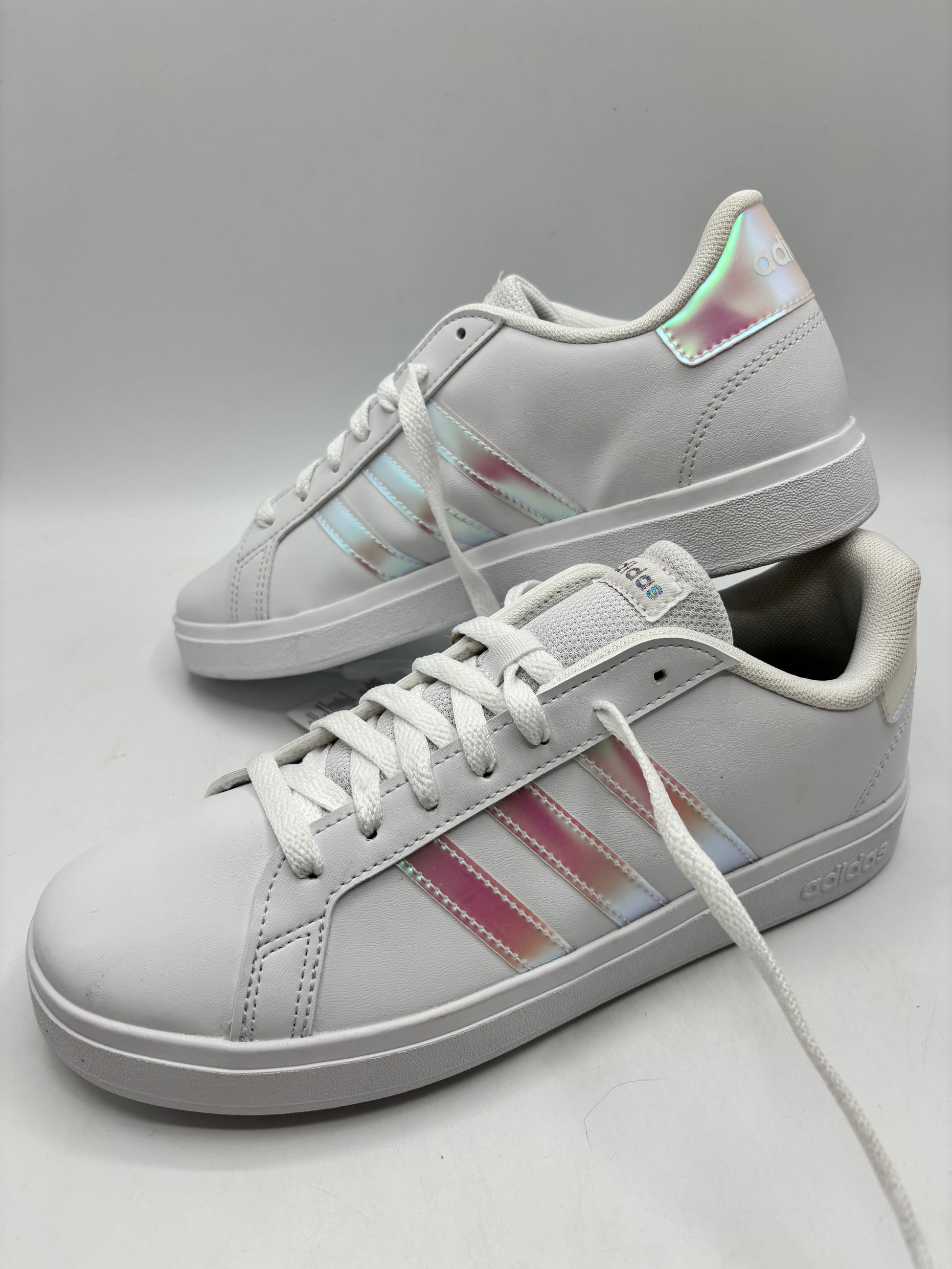 Adidas grand court 2.0 k trainers, size 5.5
