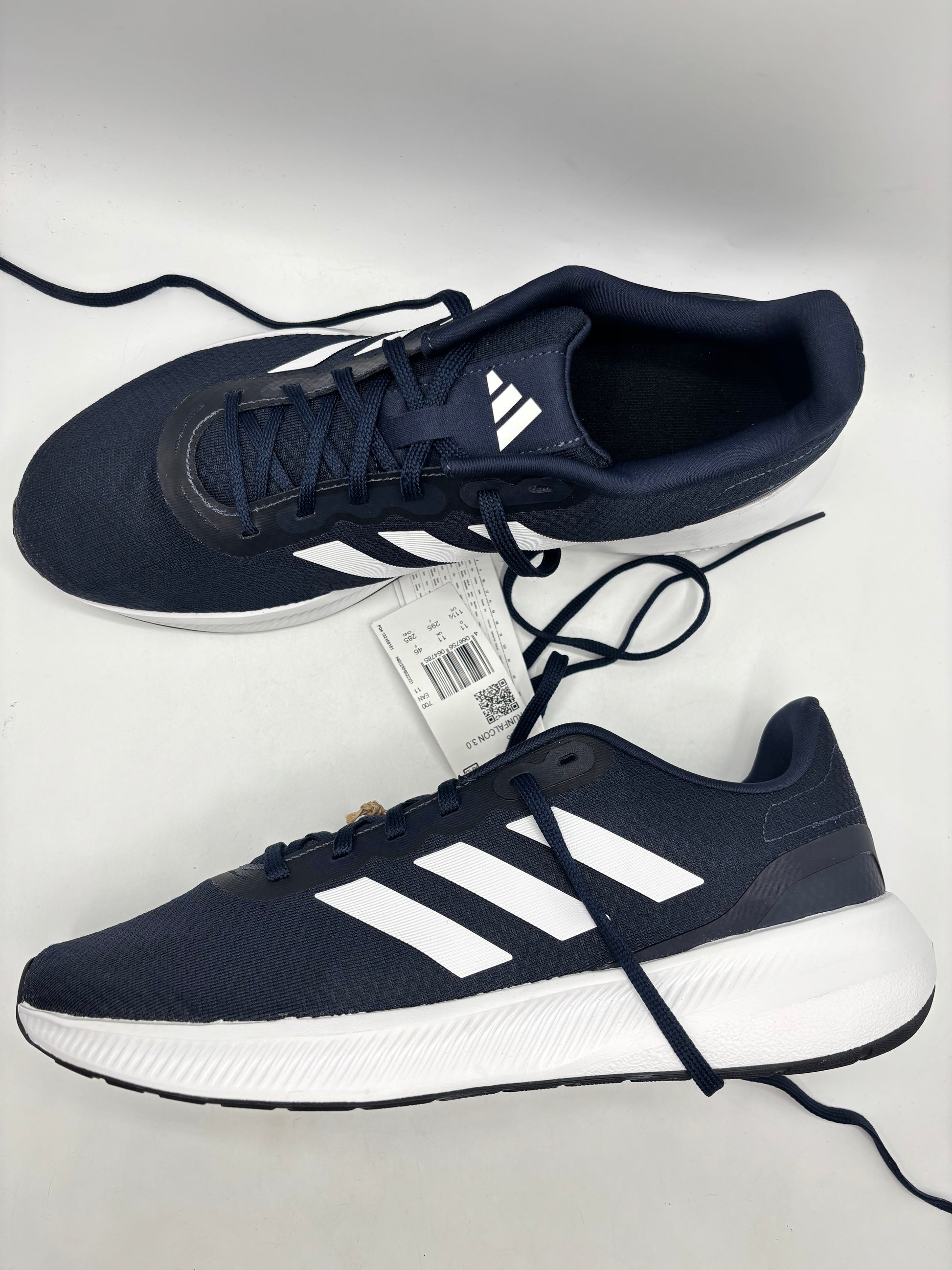 ADIDAS RUNFALCON 3.0 MENS NAVY SHOES, sizes 11