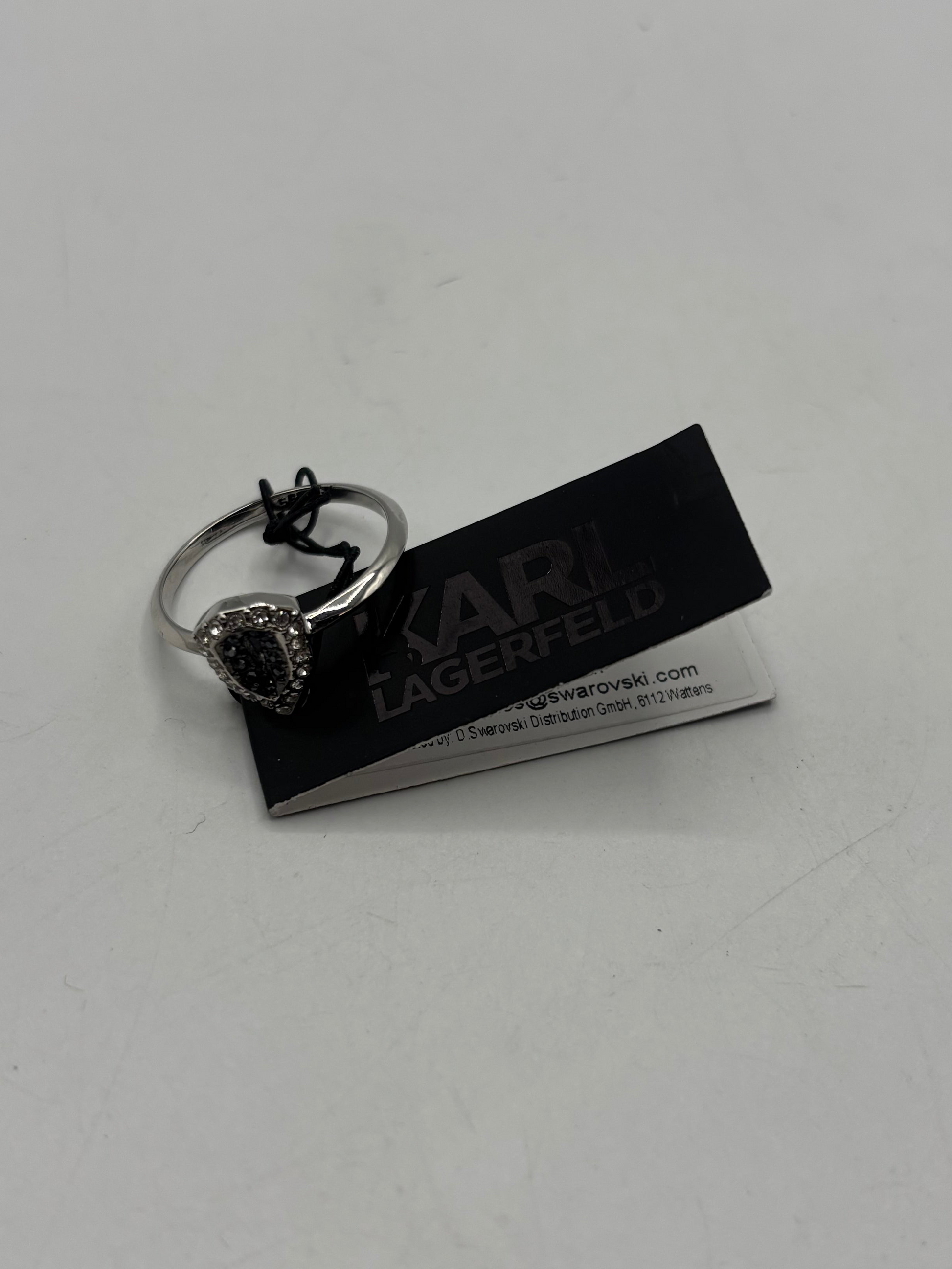 Karl Lagerfeld Swarovski Ring and Necklace set