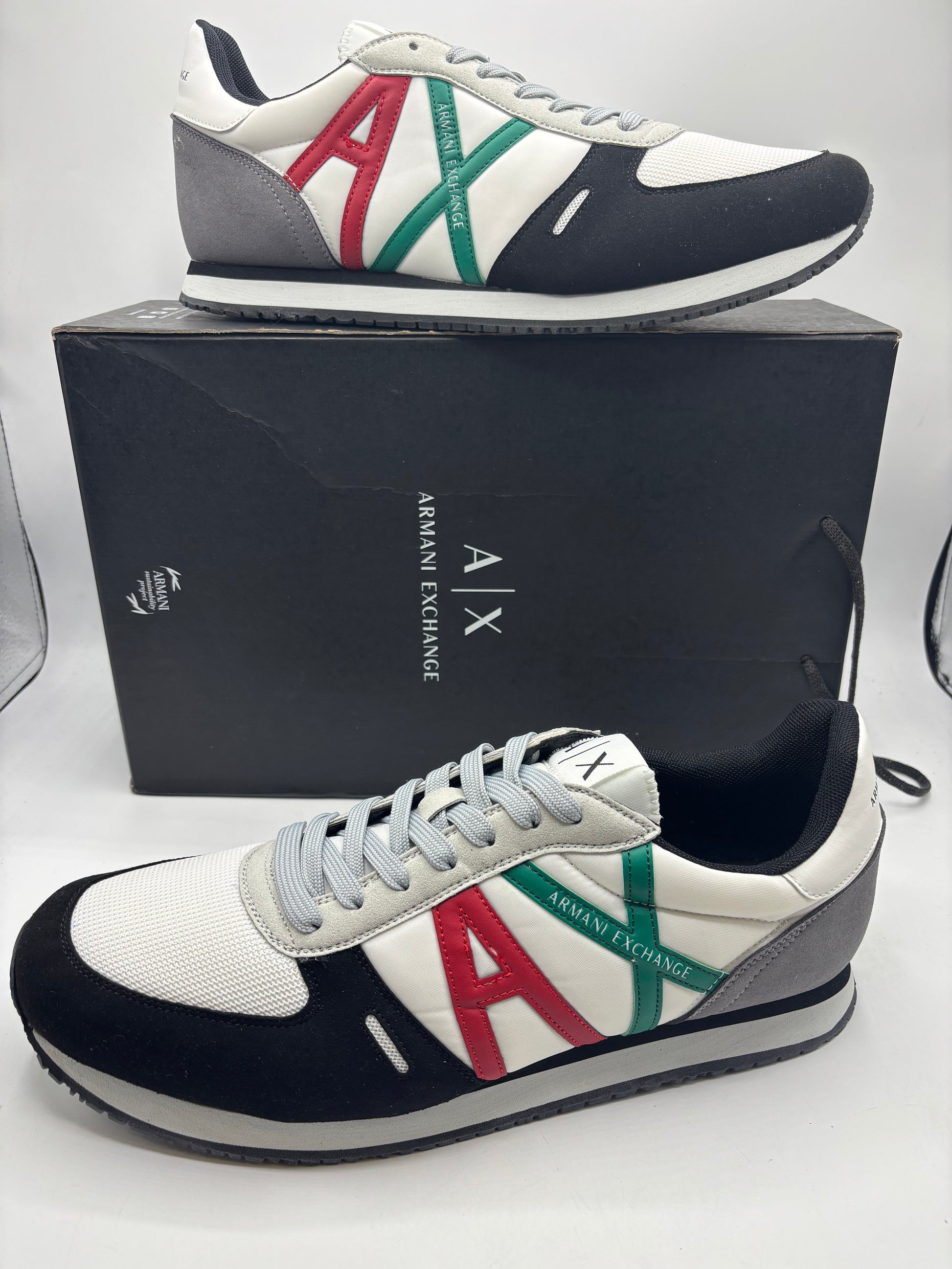 Armani exchange men’s trainers (size12)