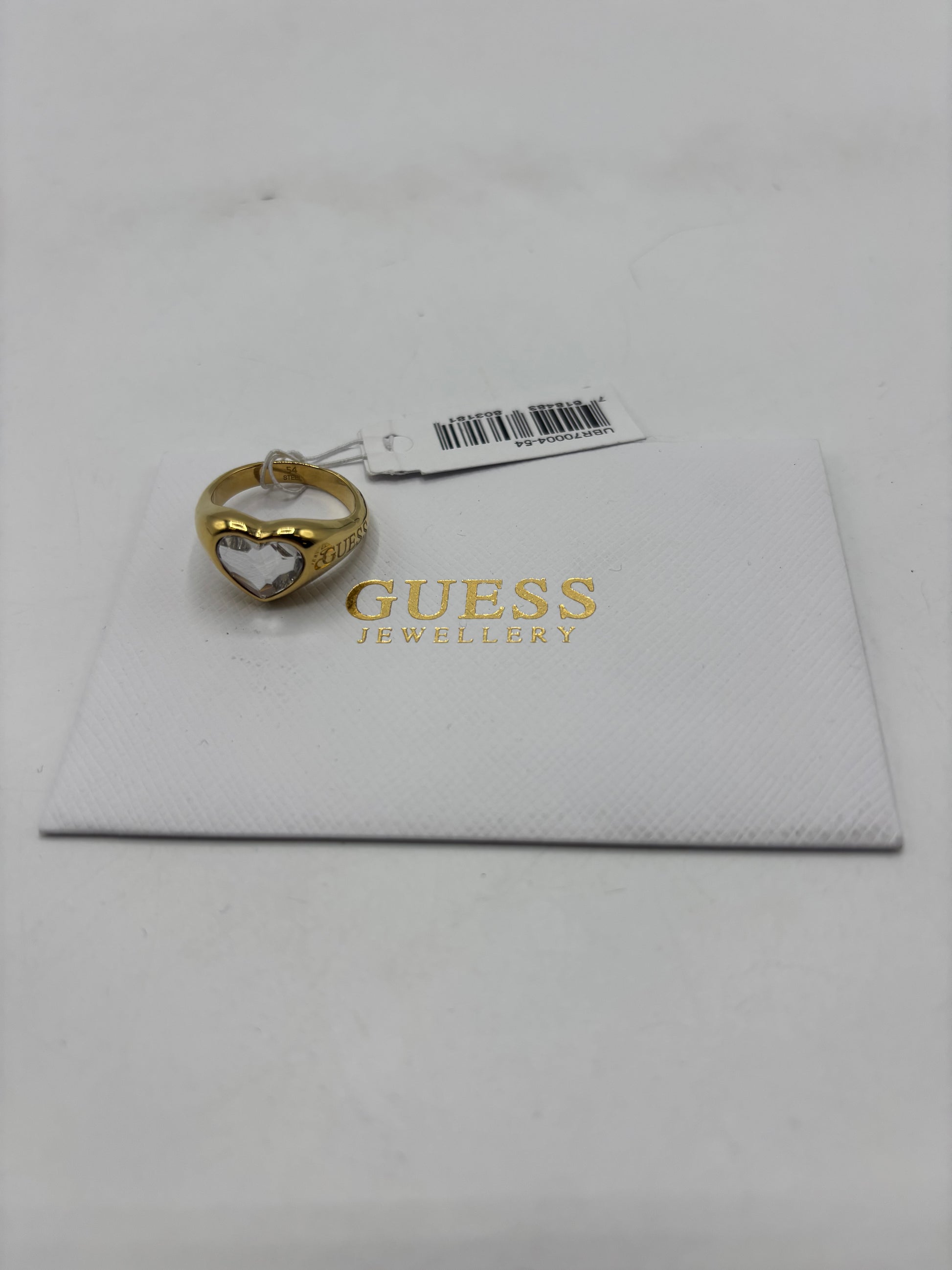 GUESS heart shaped ring