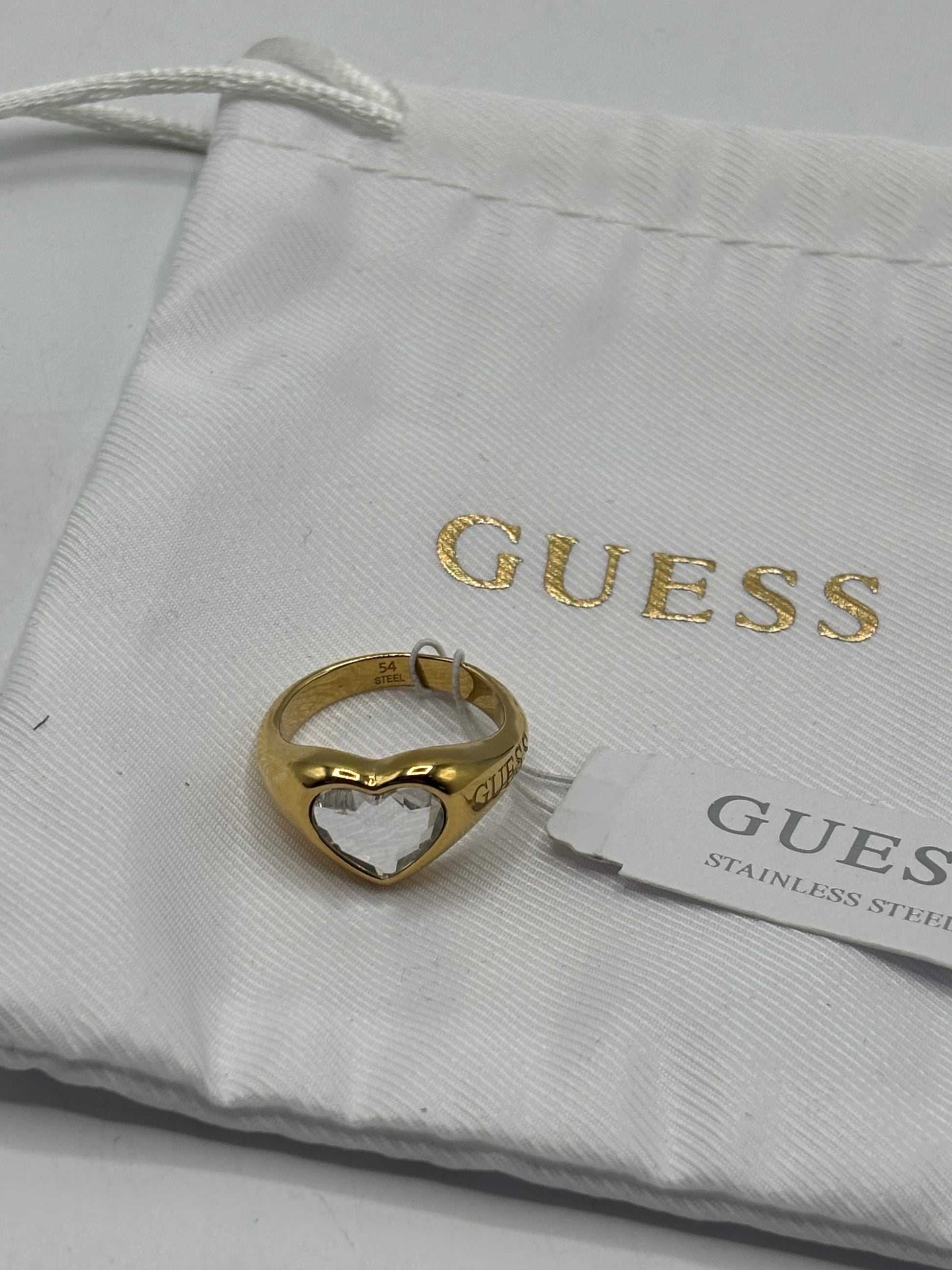 GUESS heart shaped ring