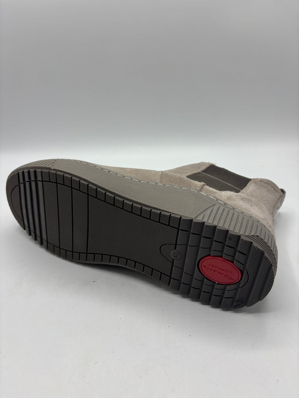 Tamaris comfort grey leather winter boots