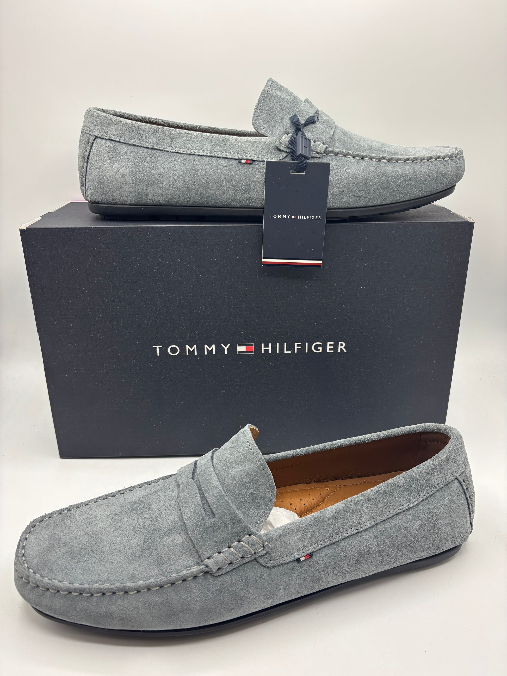 Tommy Hilfiger grey casual driver loafer