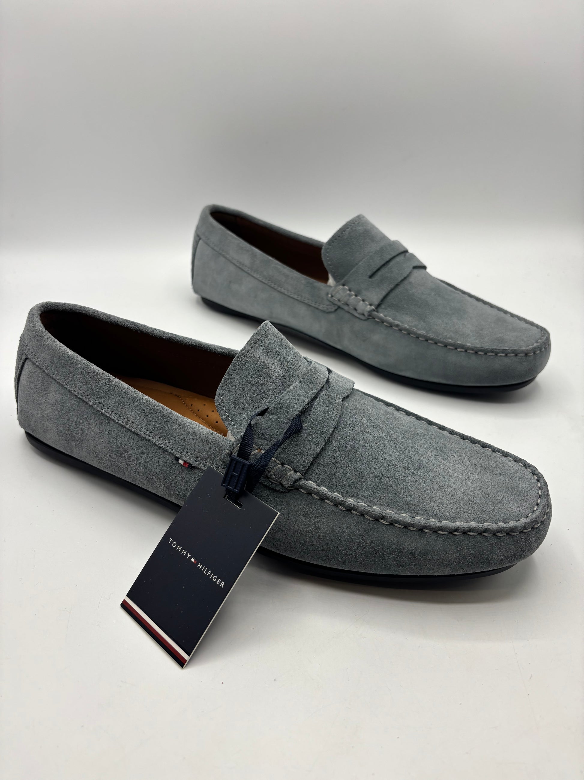 Tommy Hilfiger grey casual driver loafer