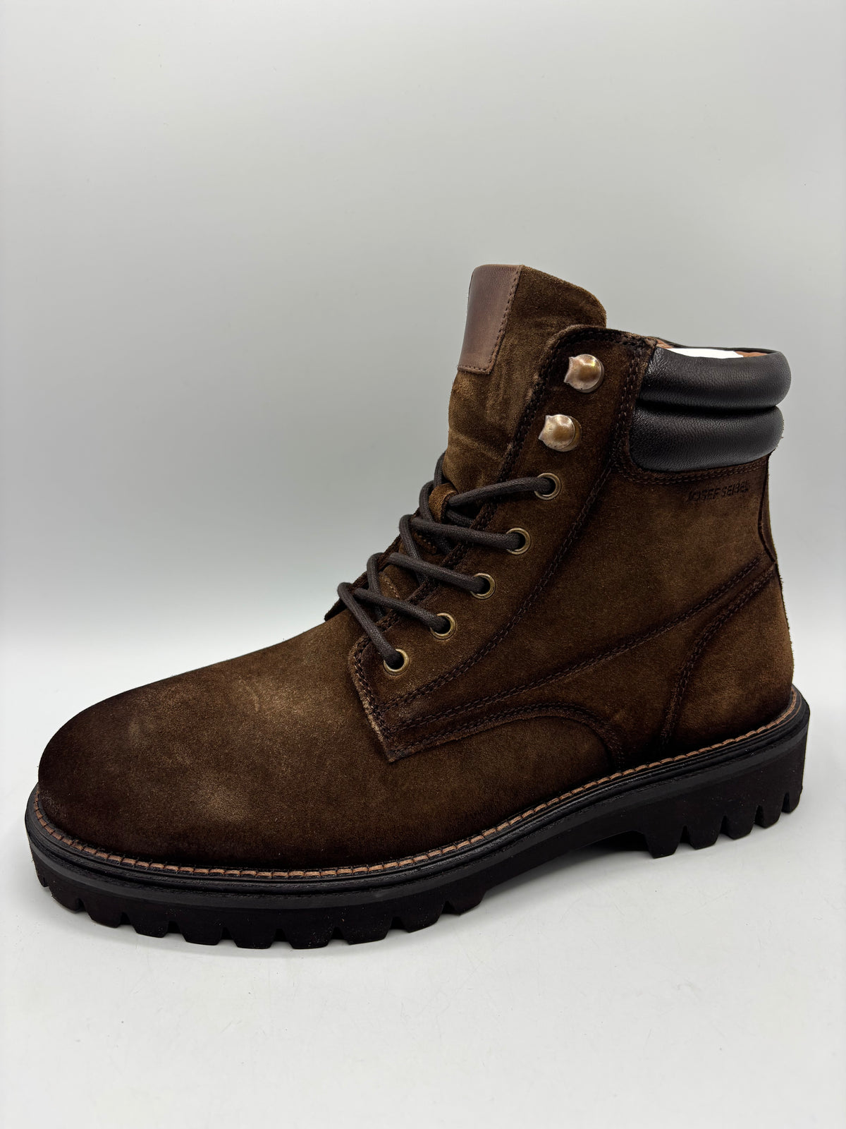 Josef seibel “romed 01” men’s brown leather boots