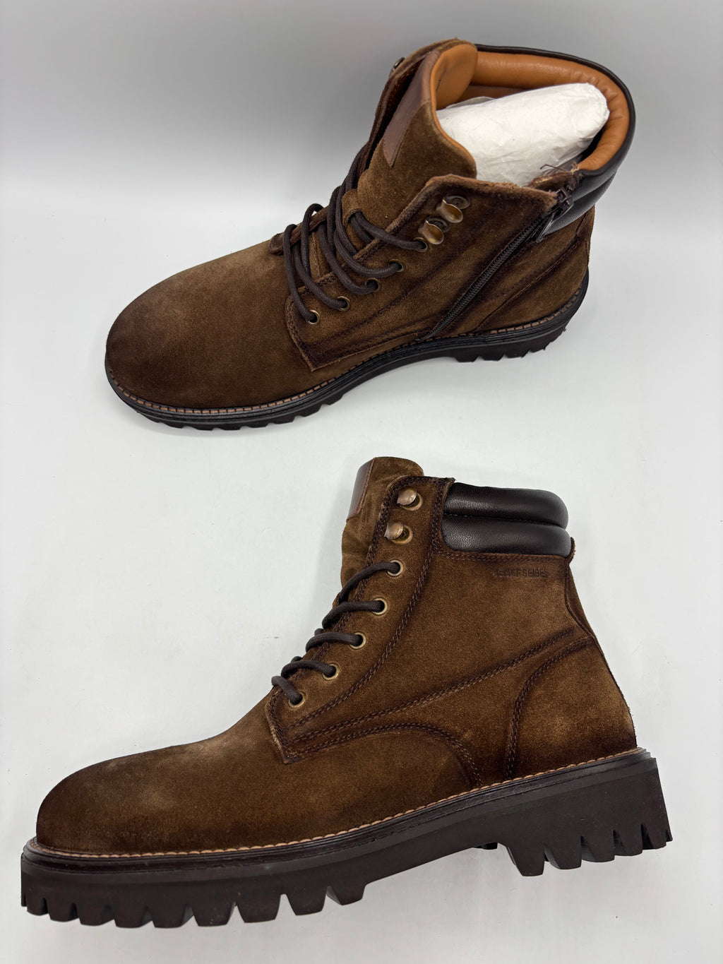 Josef seibel “romed 01” men’s brown leather boots