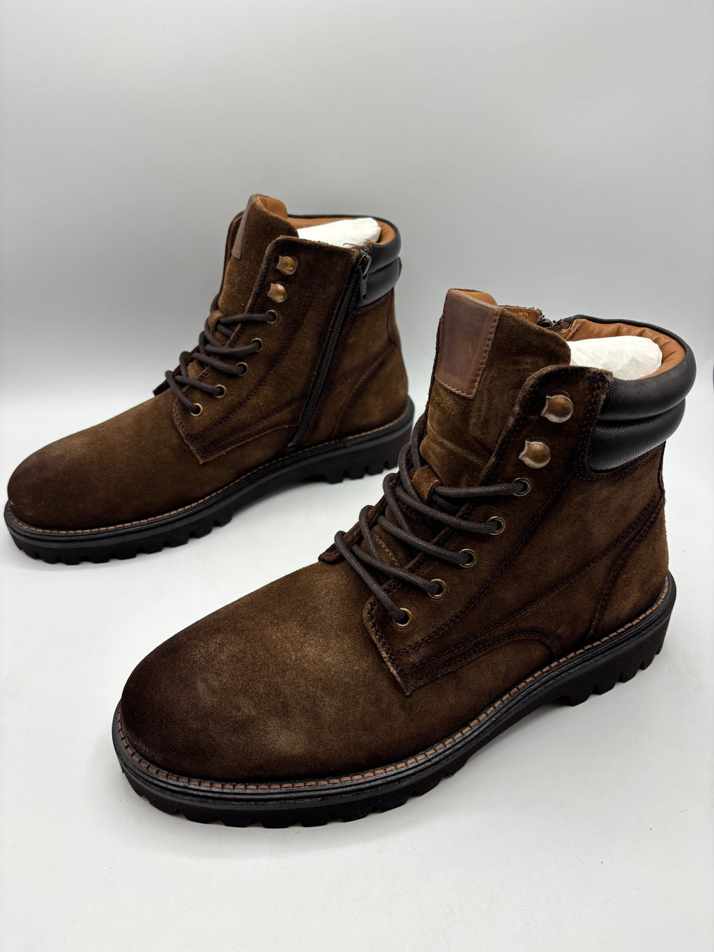 Josef seibel “romed 01” men’s brown leather boots