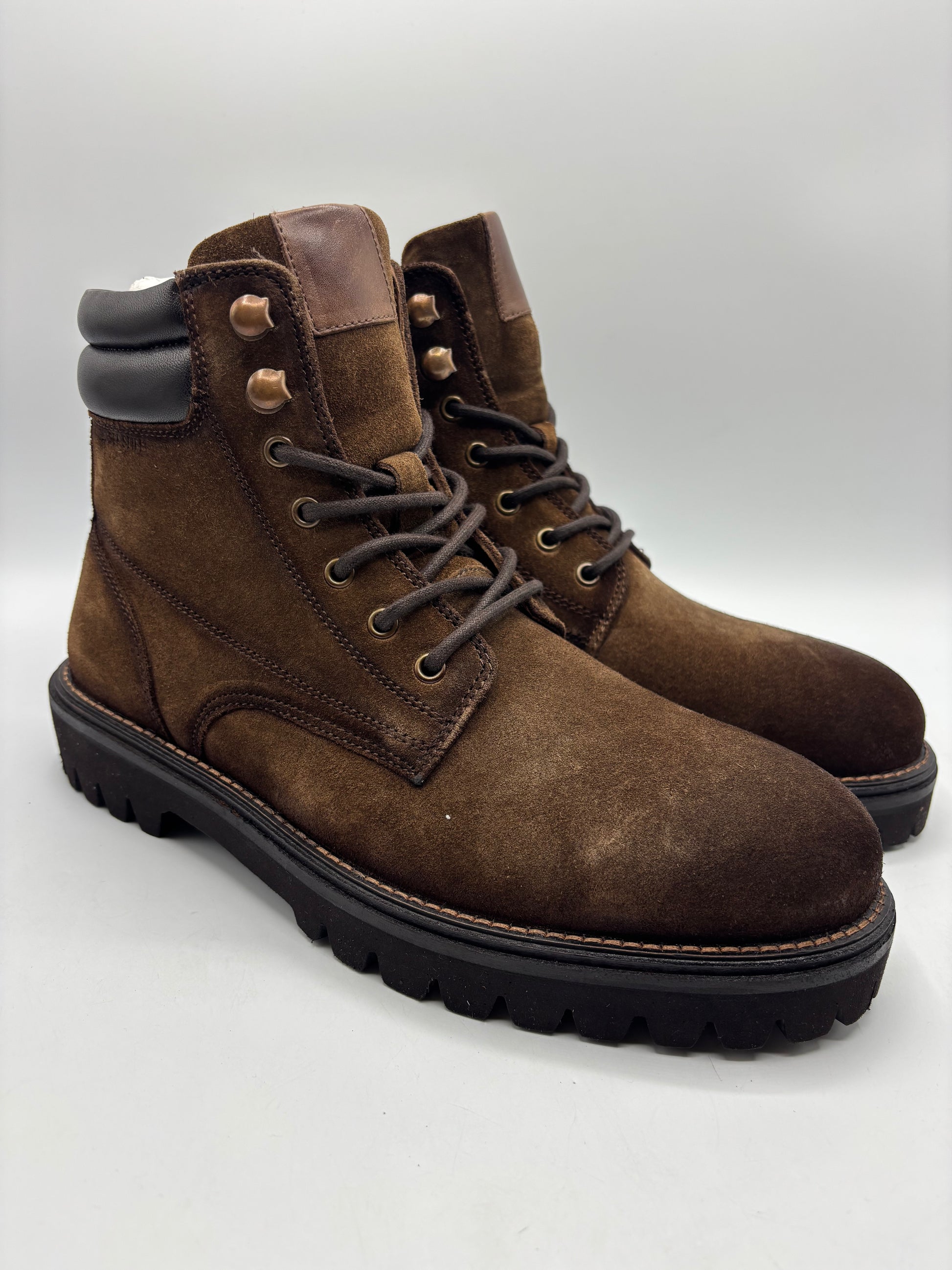 Josef seibel “romed 01” men’s brown leather boots