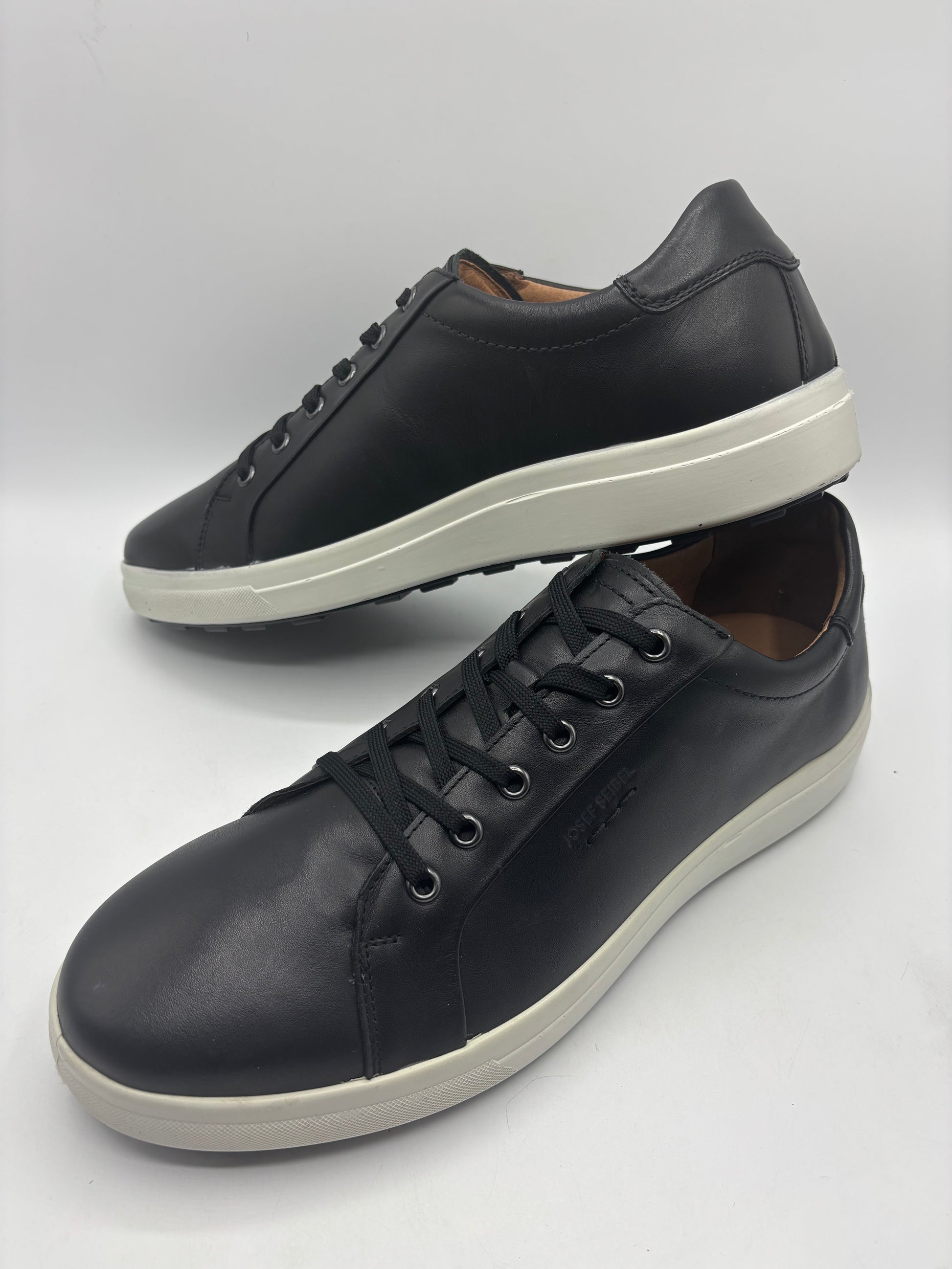 Josef seibel maddox 05 men’s leather trainers (size 12)