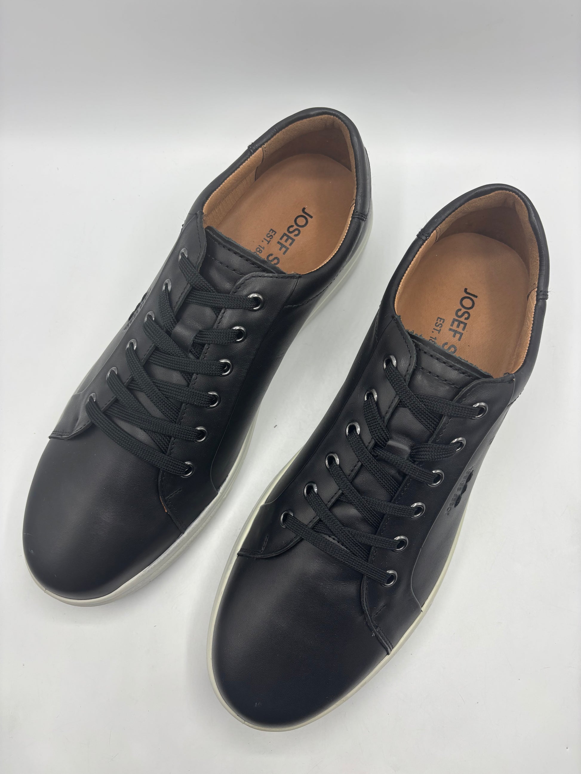 Josef seibel maddox 05 men’s leather trainers (size 12)