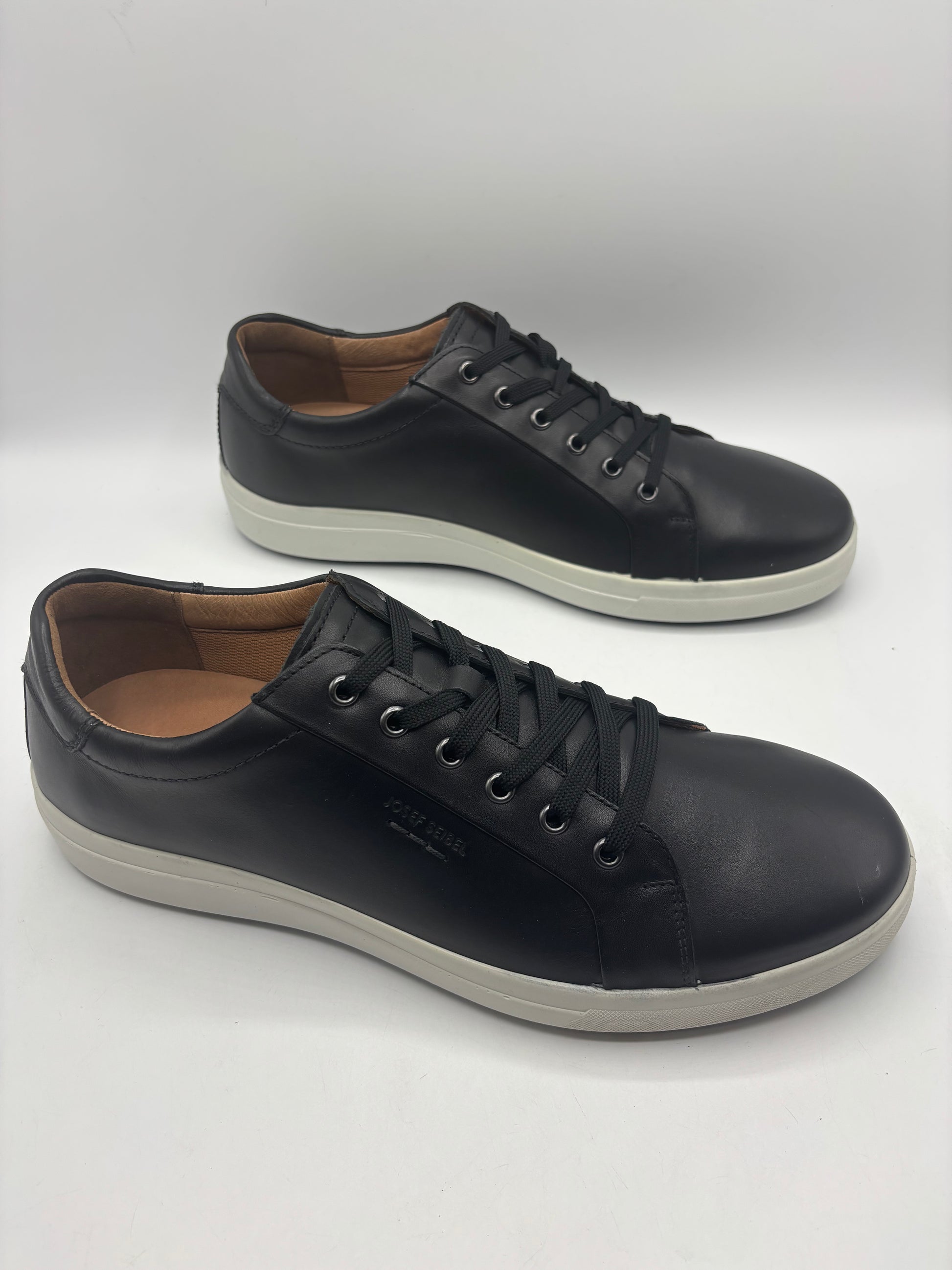 Josef seibel maddox 05 men’s leather trainers (size 12)