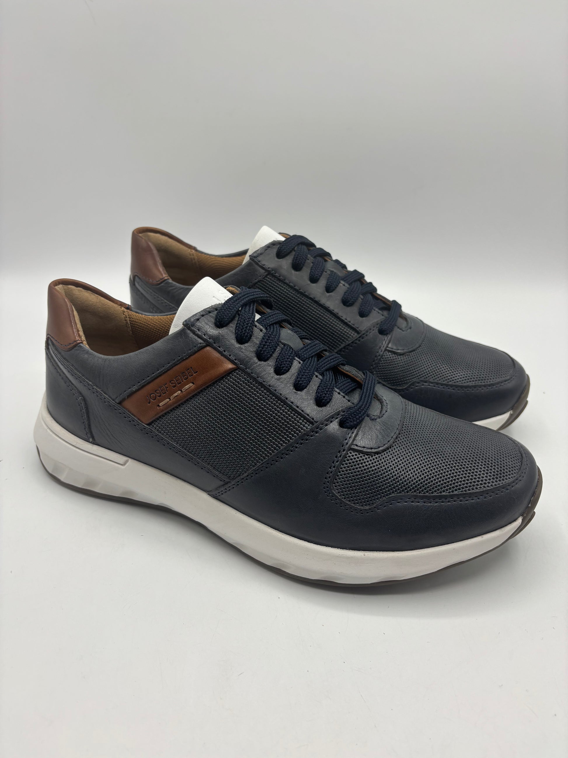 Josef seibel “Cameron 10” men’s leather lace up trainers