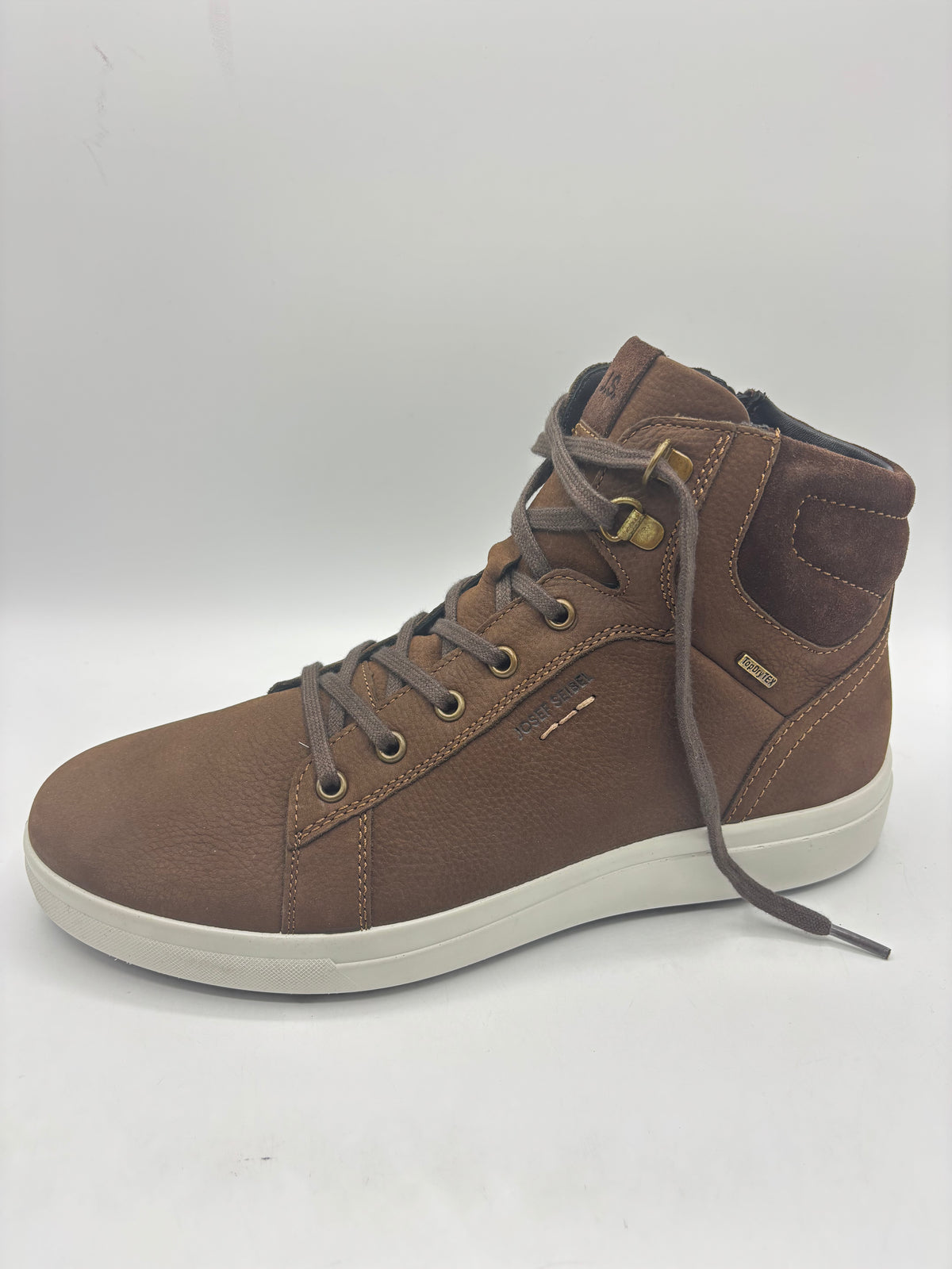 Josef seibel “maddox 52” mens leather lace up trainer boot